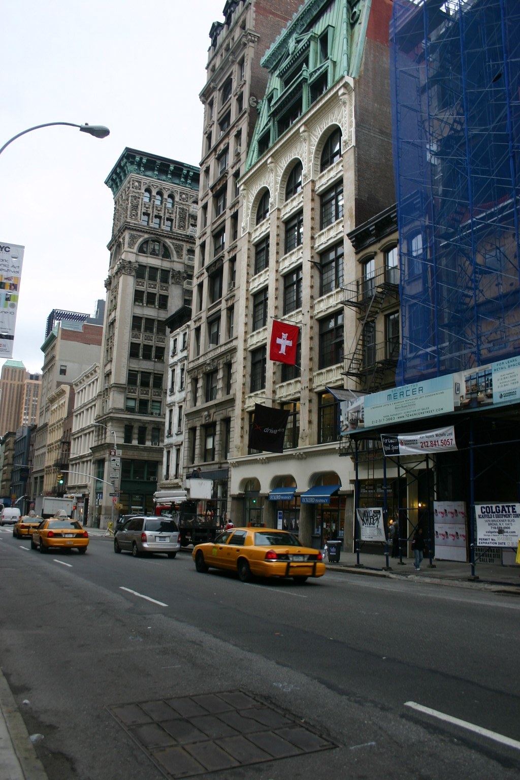 Olaf Breuning, Swiss Flag at Swiss Institute, photo 3