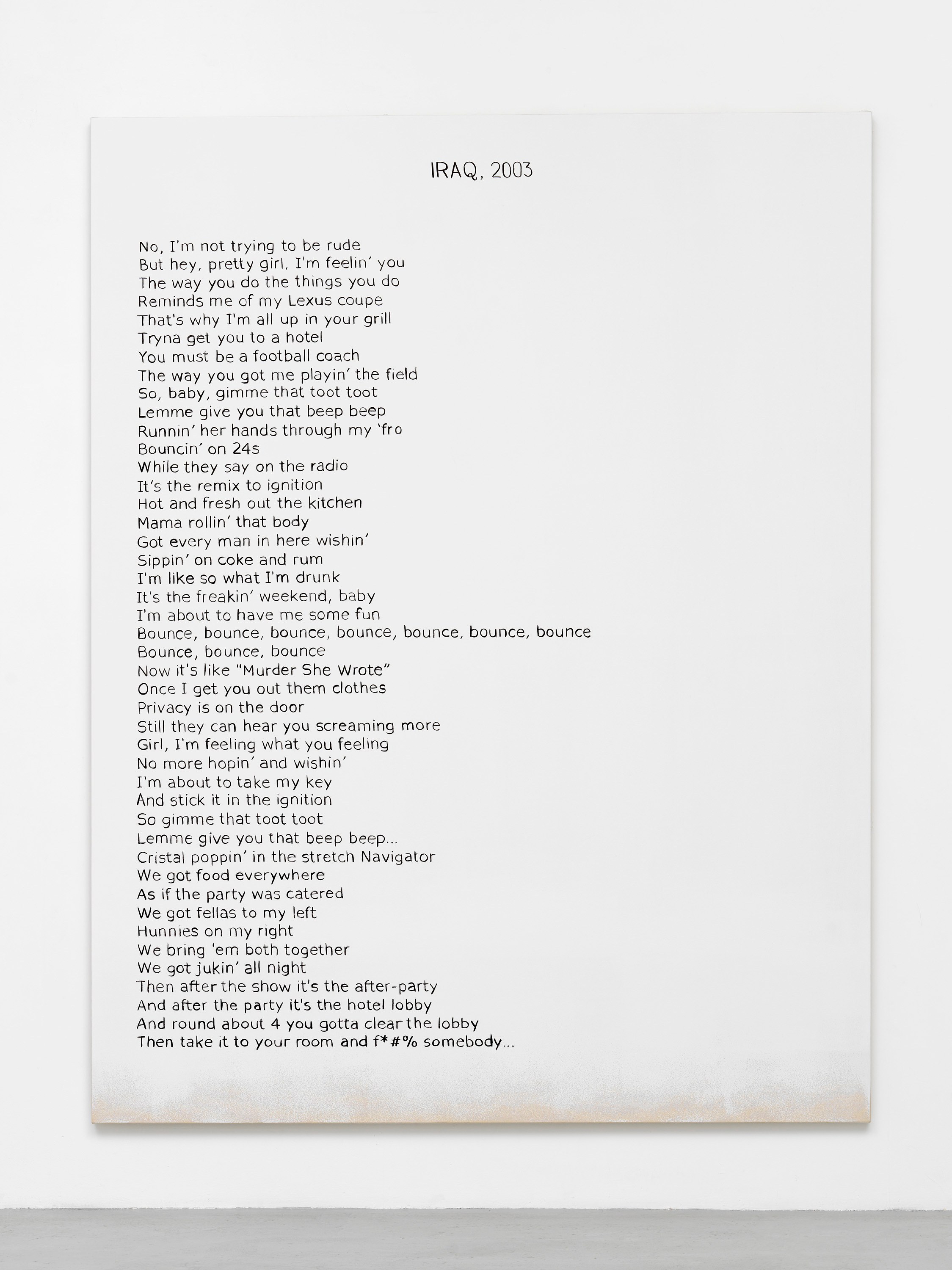 Frances Stark, US Greatest Hits Mixtape: Volume 2 at greengrassi & Corvi-Mora, London, photo 10
