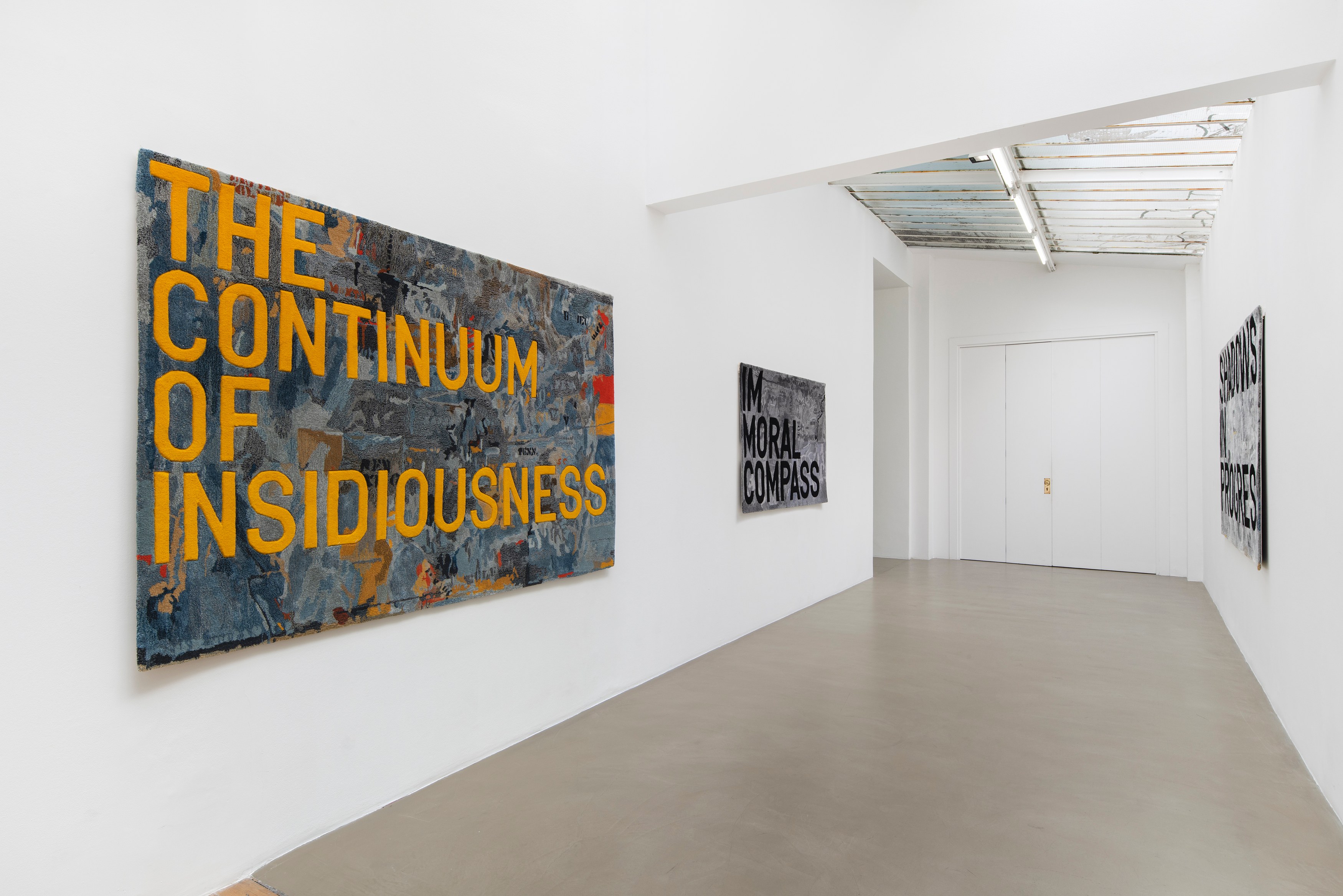 Rirkrit Tiravanija, untitled 2020 (once upon a time) (after jasper johns) at Galerie Chantal Crousel, photo 7