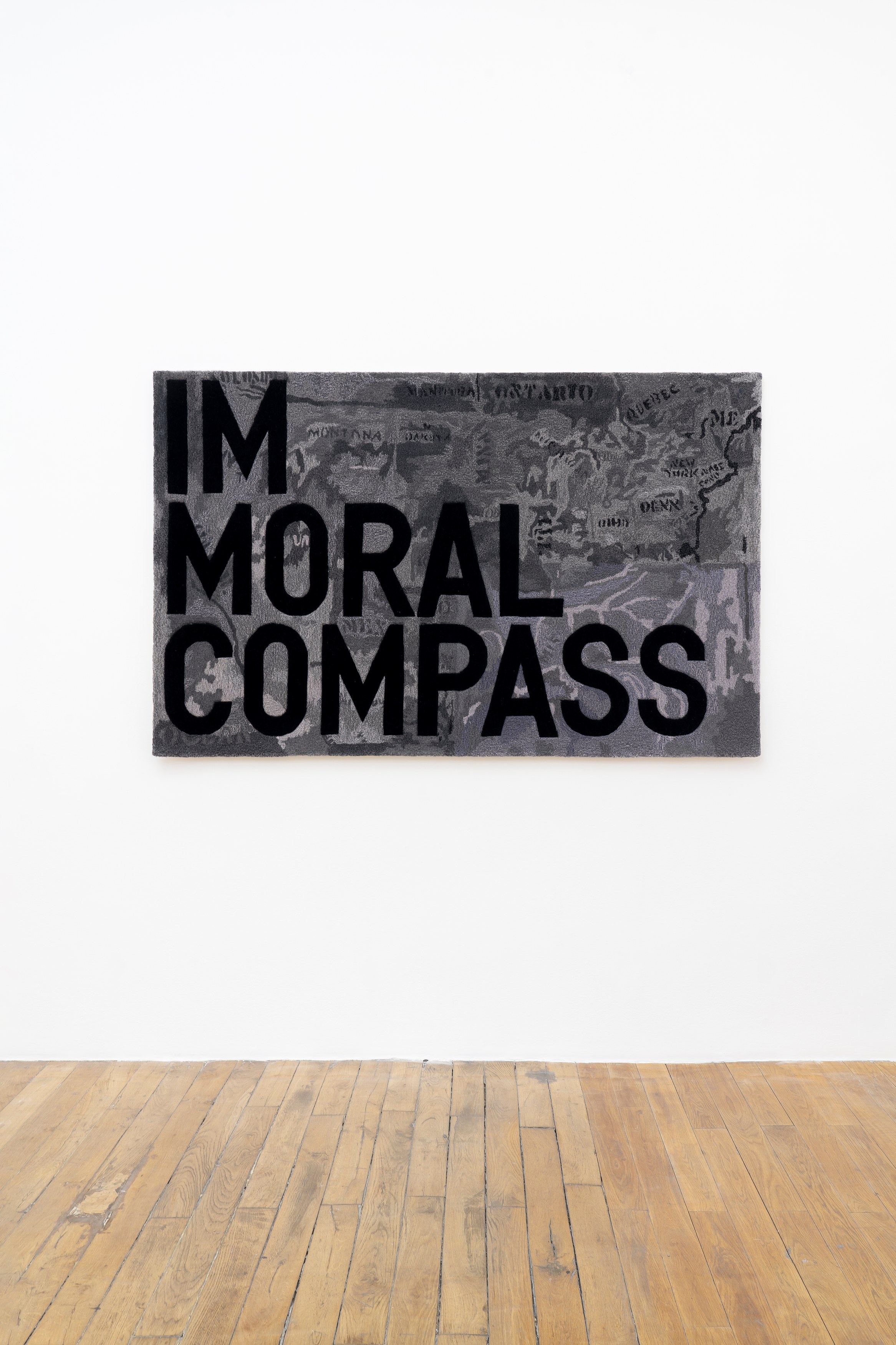 Rirkrit Tiravanija, untitled 2020 (once upon a time) (after jasper johns) at Galerie Chantal Crousel, photo 9