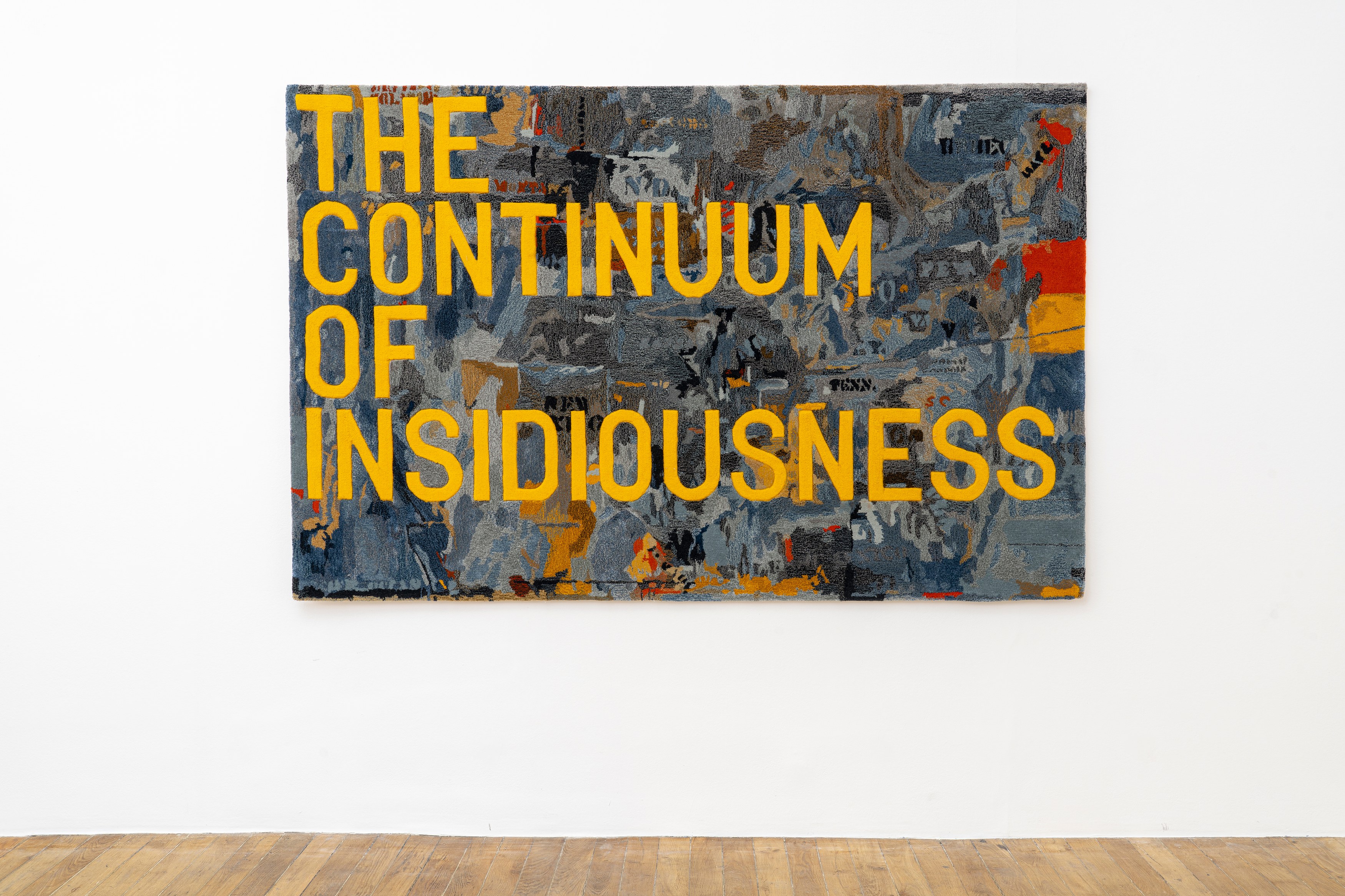 Rirkrit Tiravanija, untitled 2020 (once upon a time) (after jasper johns) at Galerie Chantal Crousel, photo 14