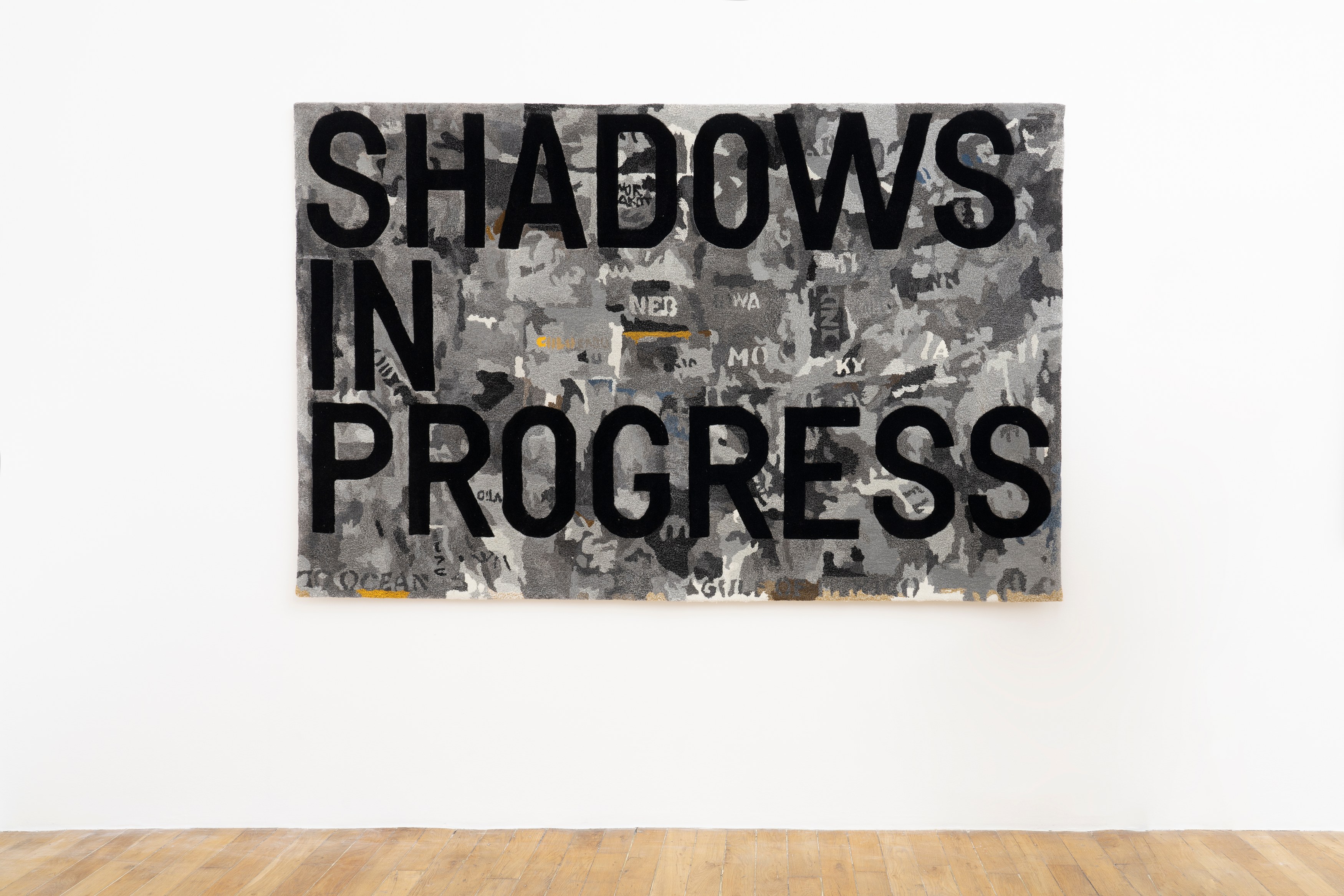 Rirkrit Tiravanija, untitled 2020 (once upon a time) (after jasper johns) at Galerie Chantal Crousel, photo 16