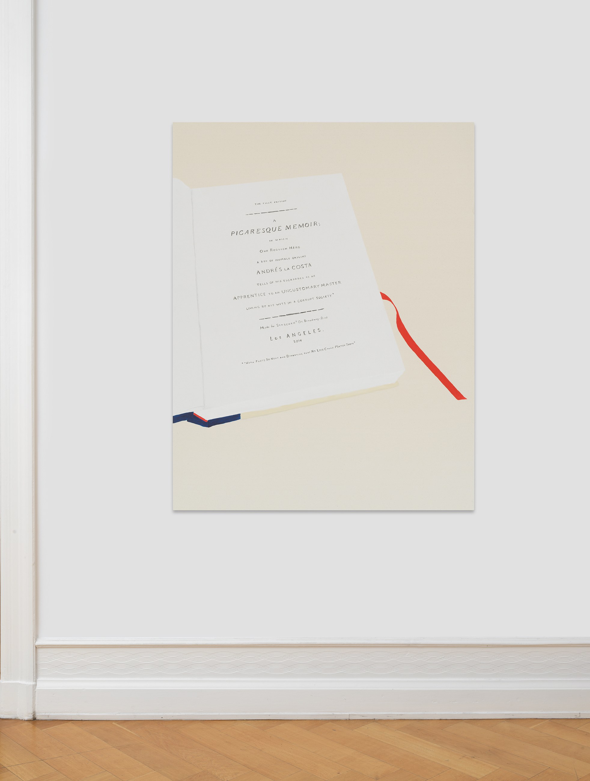 Frances Stark, lonely and abandoned on the market place at Galerie Buchholz, Berlin, photo 8