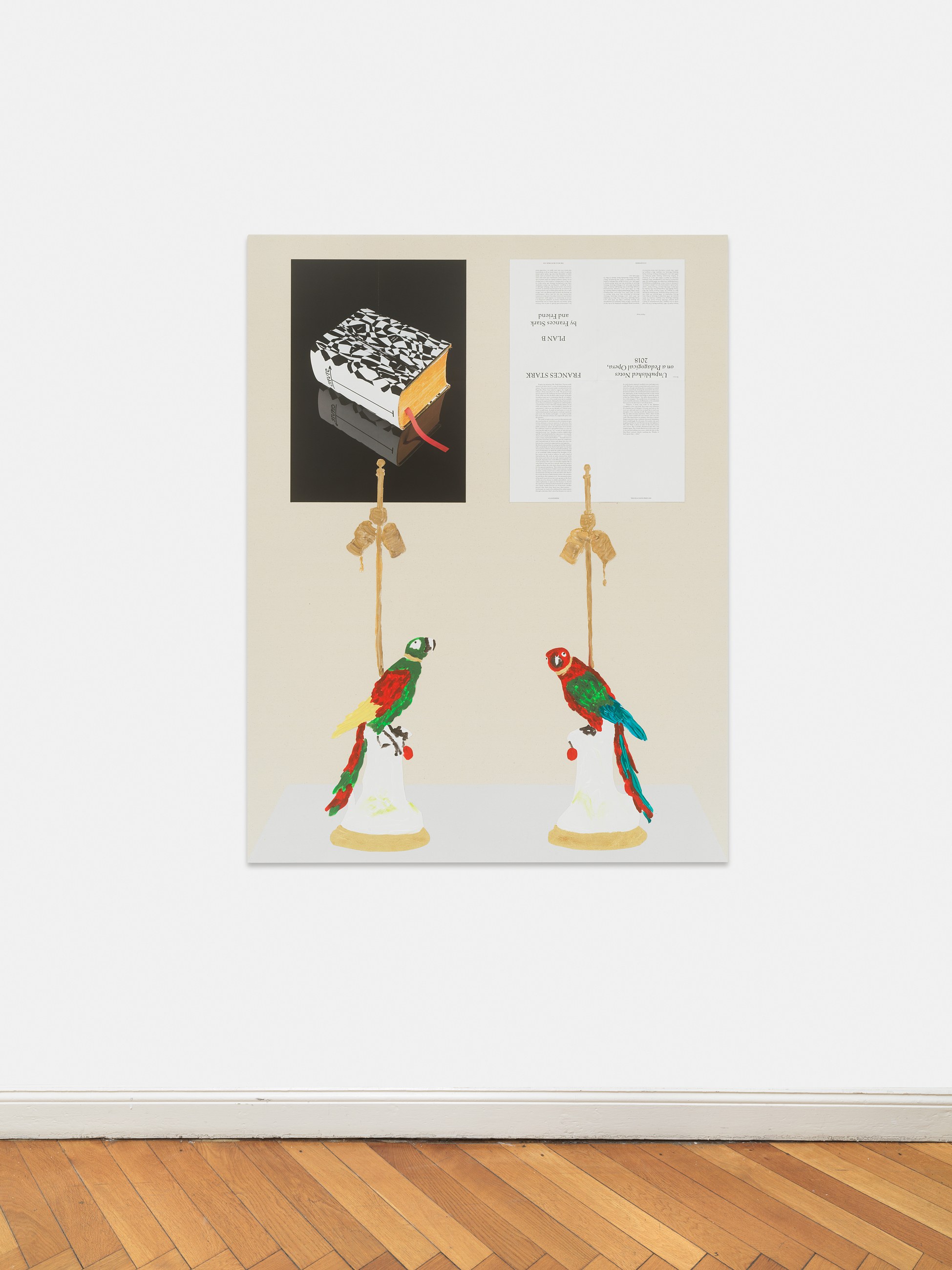 Frances Stark, lonely and abandoned on the market place at Galerie Buchholz, Berlin, photo 2
