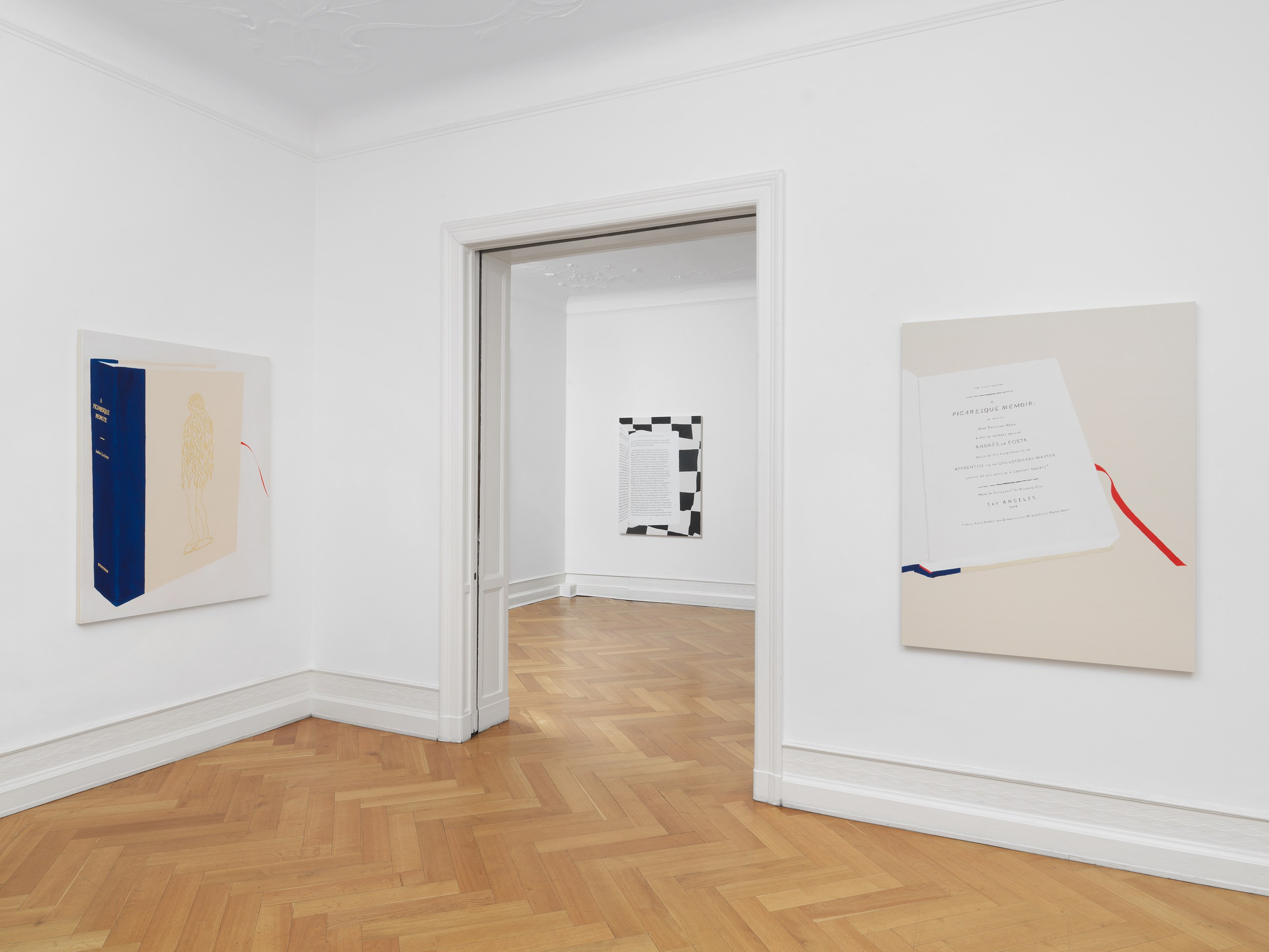 Frances Stark, lonely and abandoned on the market place at Galerie Buchholz, Berlin, photo 10