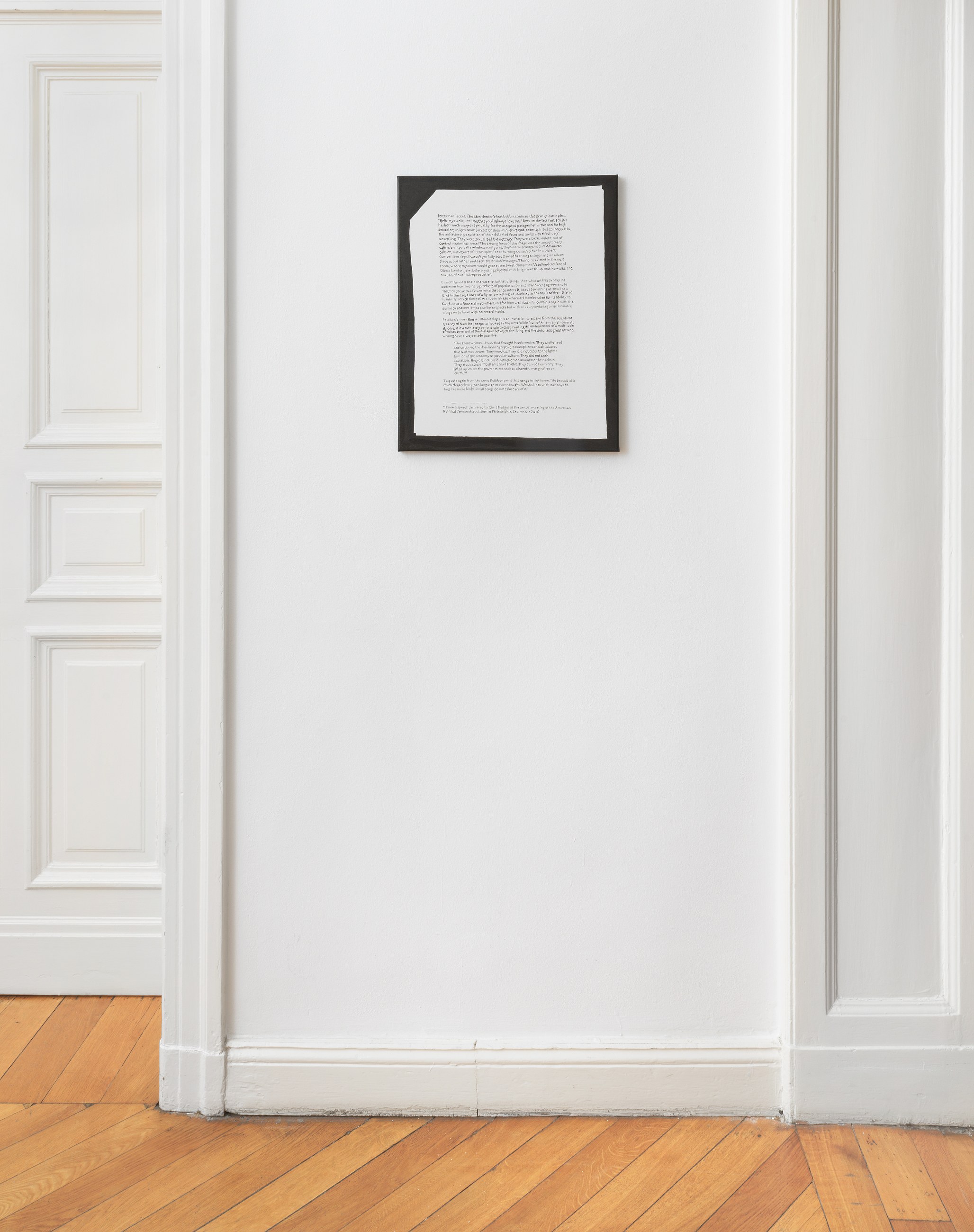 Frances Stark, lonely and abandoned on the market place at Galerie Buchholz, Berlin, photo 31
