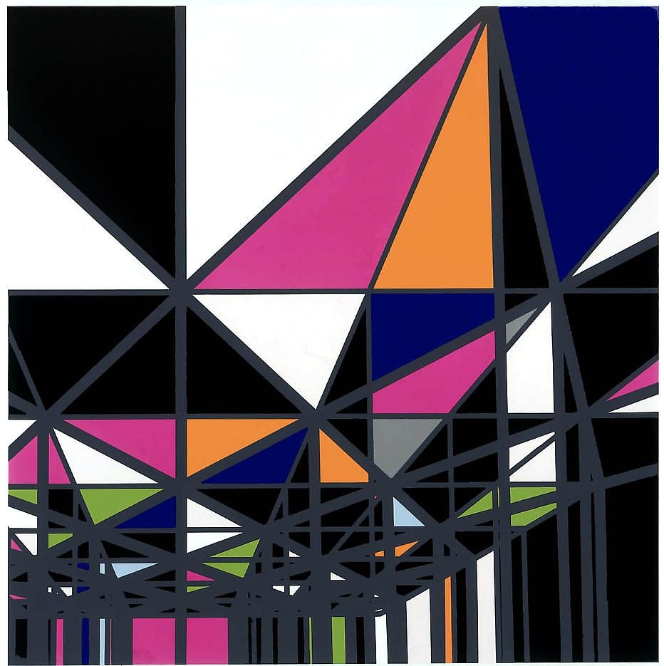 Sarah Morris, Crystal at Petzel, photo 3