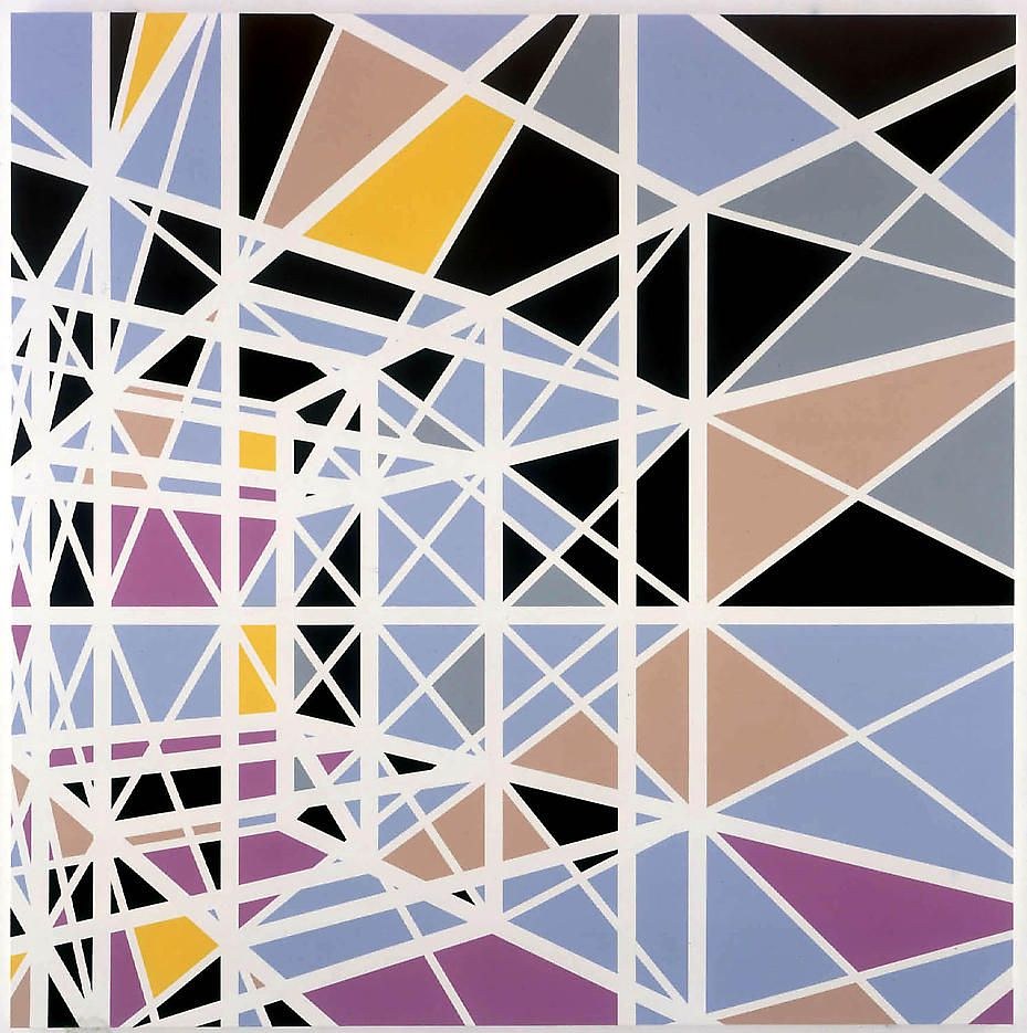 Sarah Morris, Crystal at Petzel, photo 5