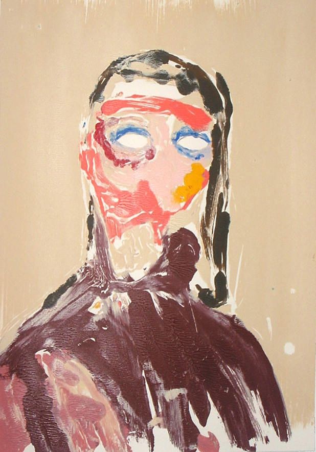 Nicola Tyson, Heads at Petzel, photo 3