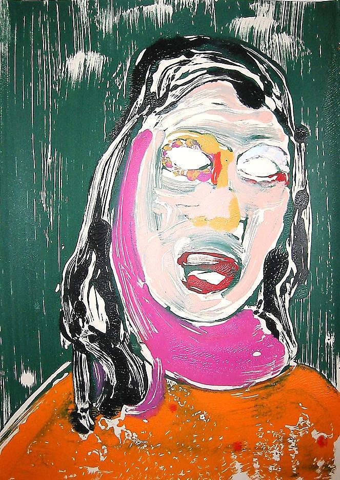 Nicola Tyson, Heads at Petzel, photo 7