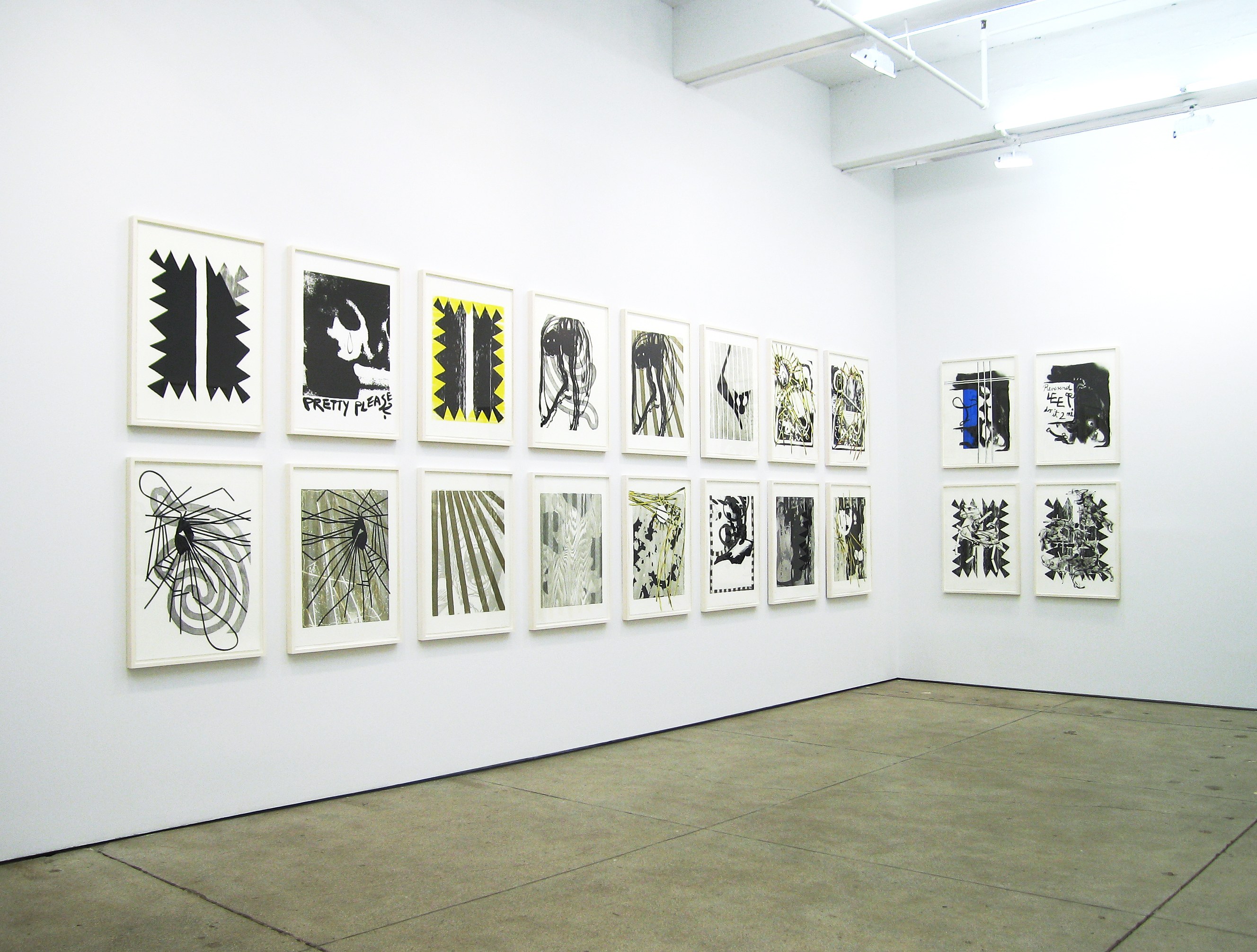 Charline von Heyl, Works on Paper at Petzel, photo 2