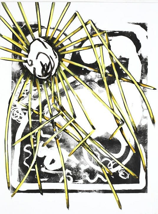 Charline von Heyl, Works on Paper at Petzel, photo 14