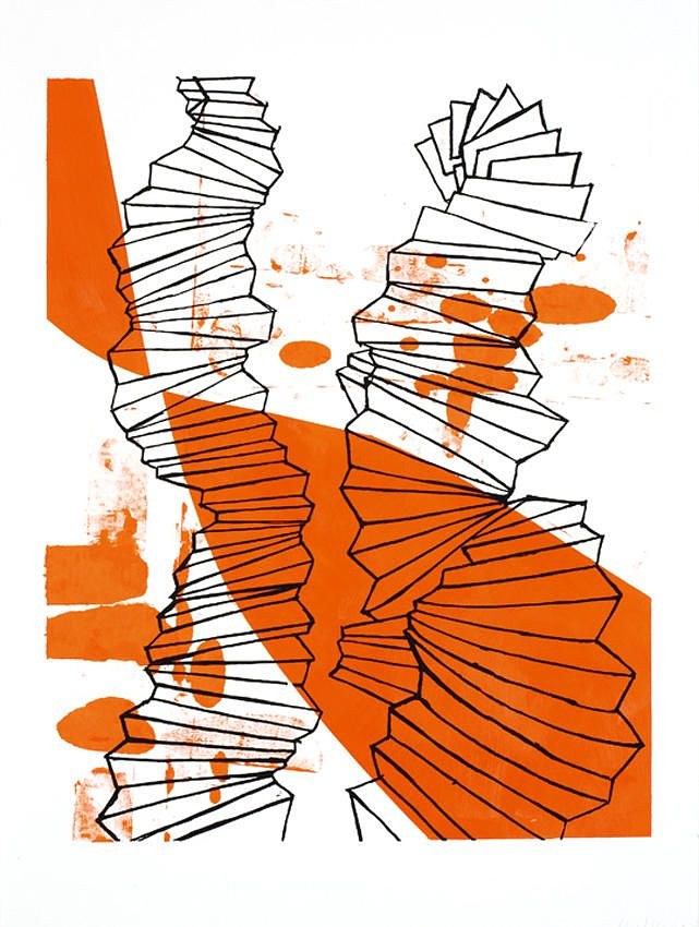 Charline von Heyl, Works on Paper at Petzel, photo 24