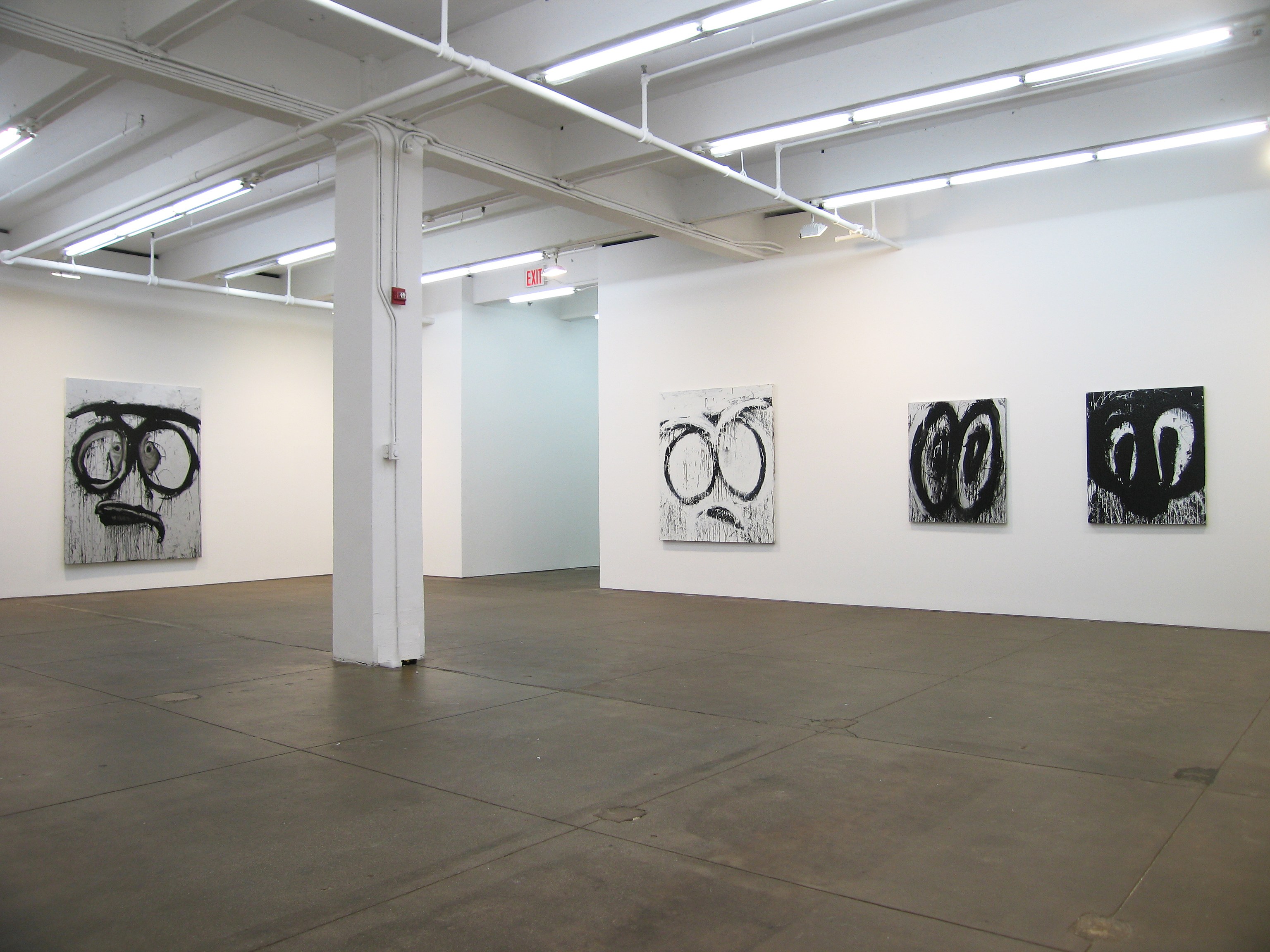 Joyce Pensato, The Eraser at Petzel, photo 2