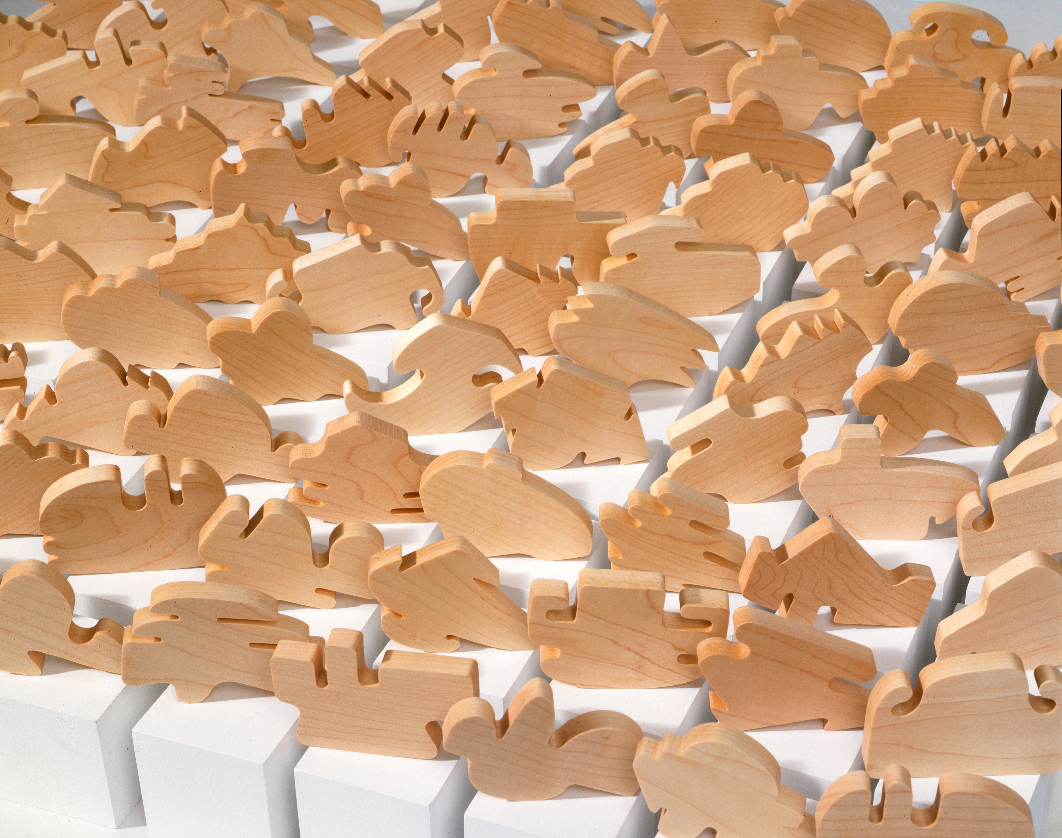 Allan McCollum, Shapes from Maine at Petzel, photo 8