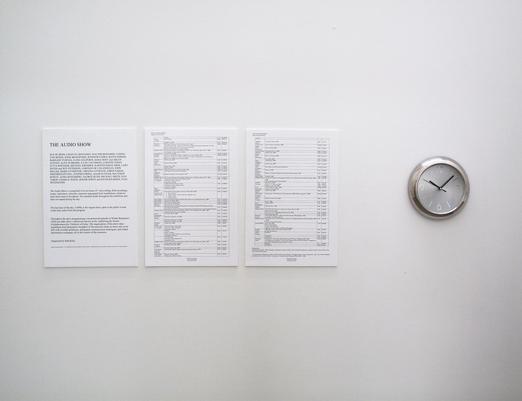 THE AUDIO SHOW at Petzel, New York | Contemporary Art Library