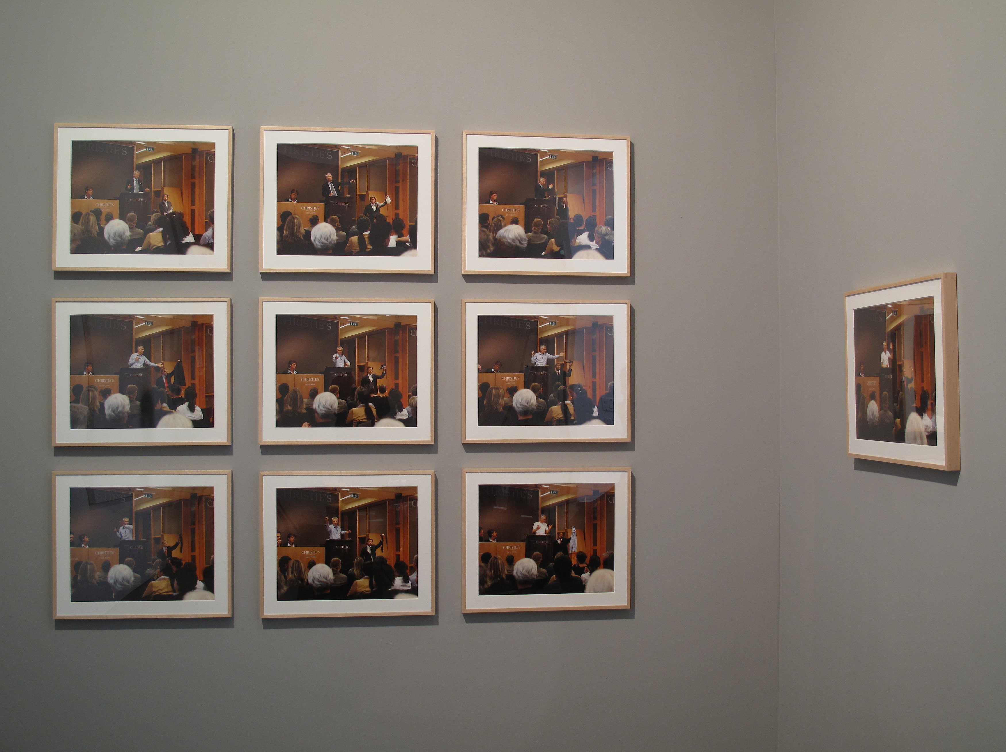 Christian Jankowski, Strip the Auctioneer at Petzel, photo 5