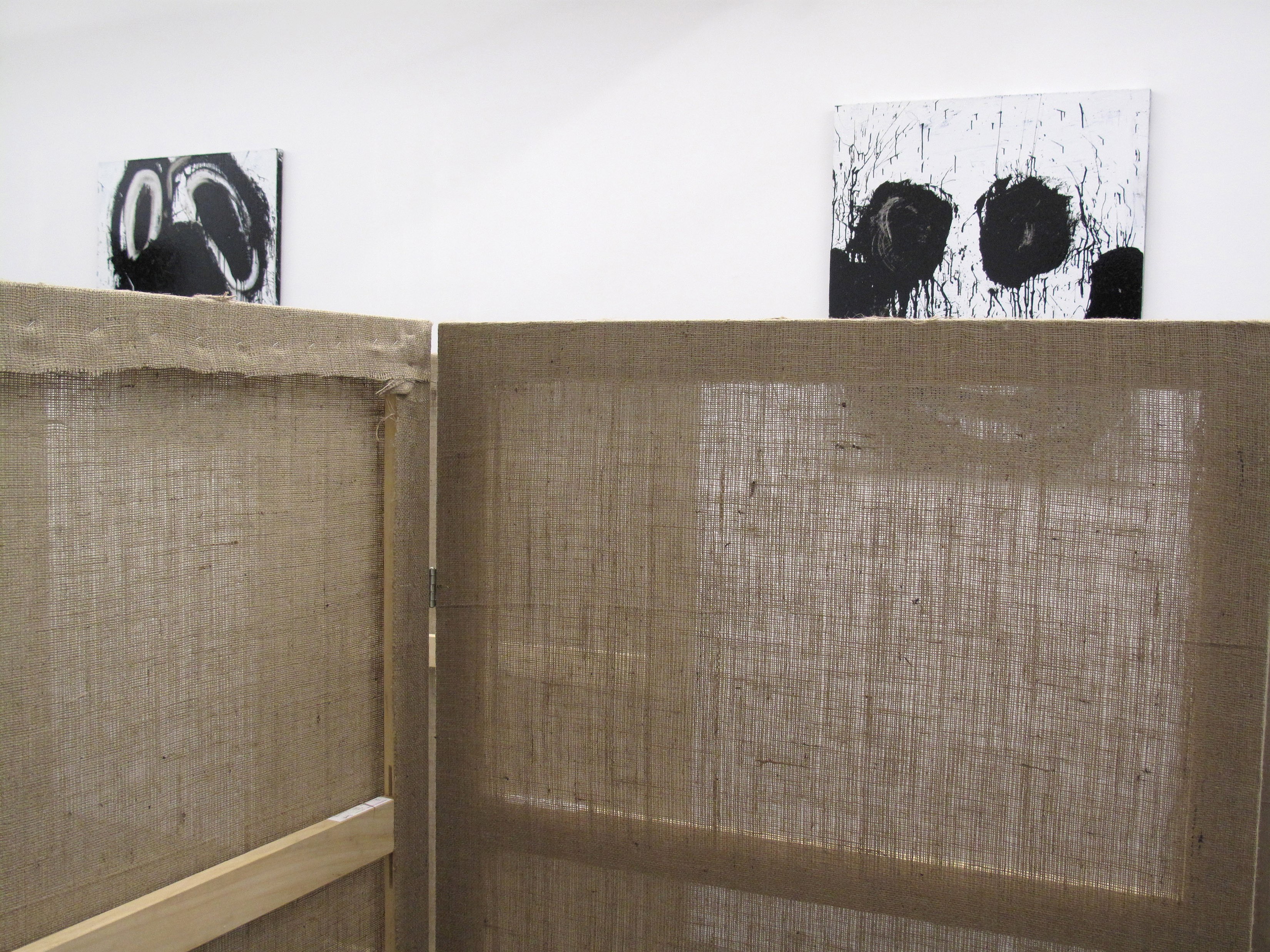 Joyce Pensato, Heimo Zobernig, Interim in Three Rounds, Round 1 at Petzel, photo 4