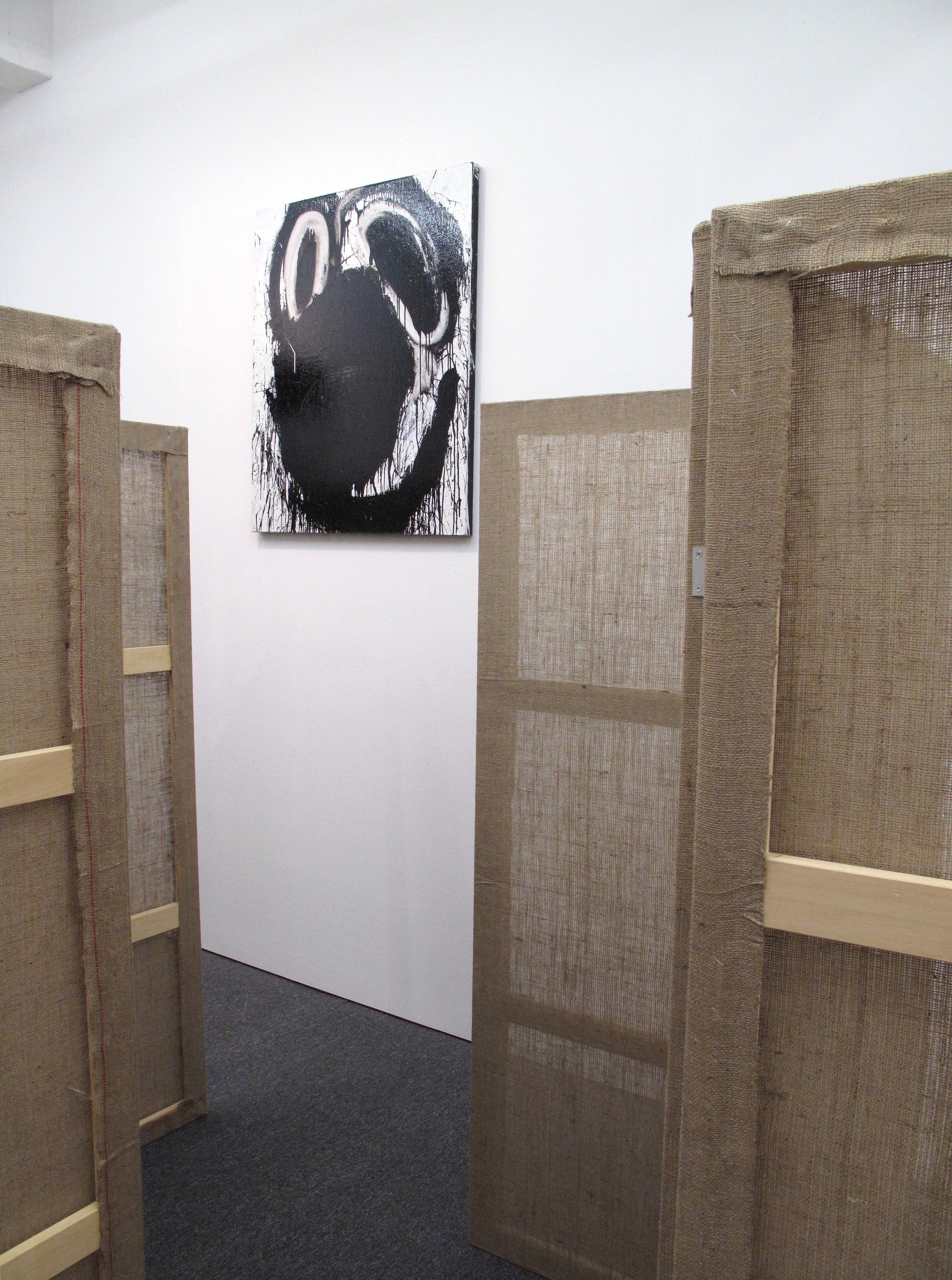 Joyce Pensato, Heimo Zobernig, Interim in Three Rounds, Round 1 at Petzel, photo 2