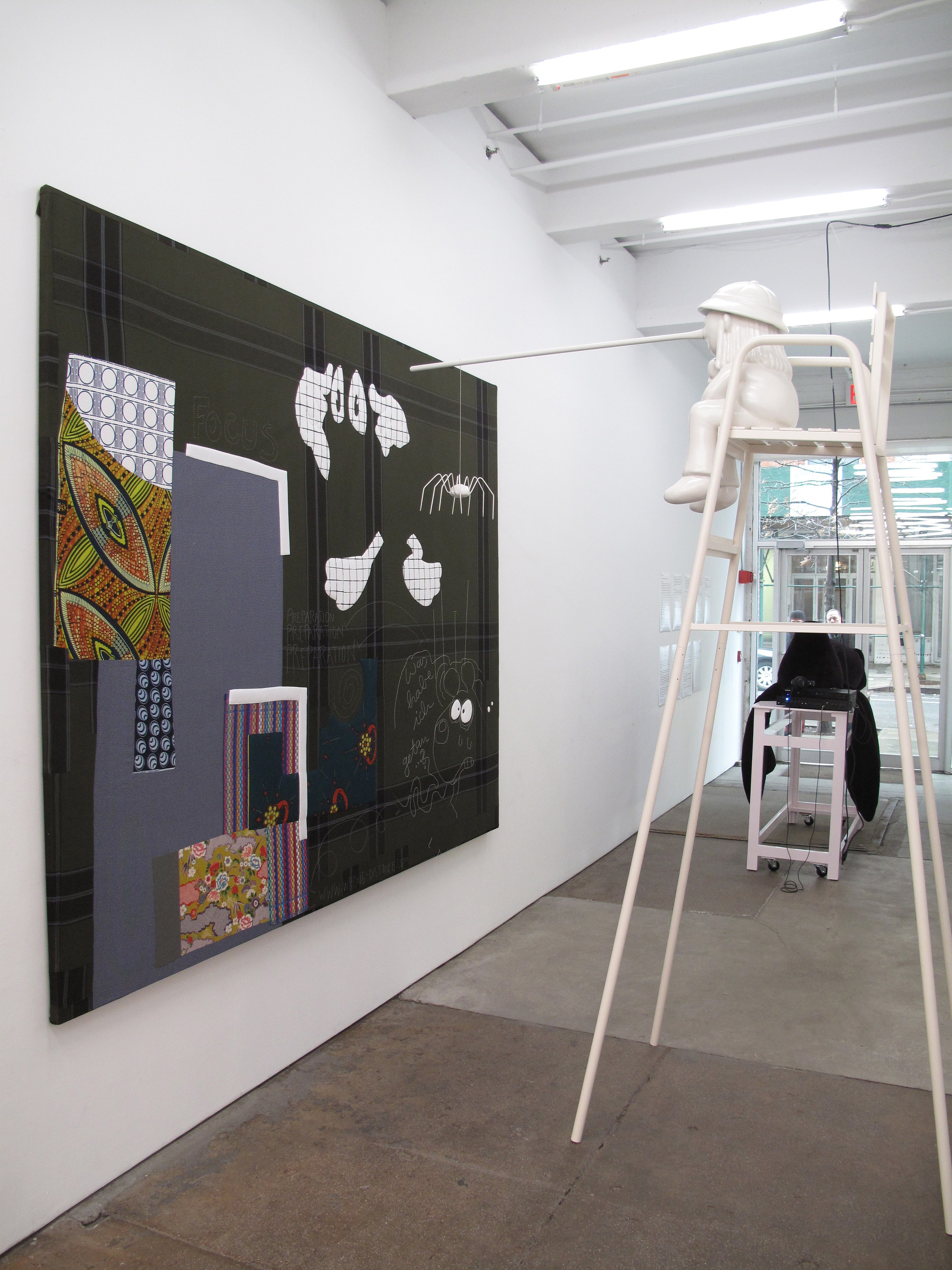 Cosima von Bonin, The Juxtaposition of Nothings at Petzel, photo 5