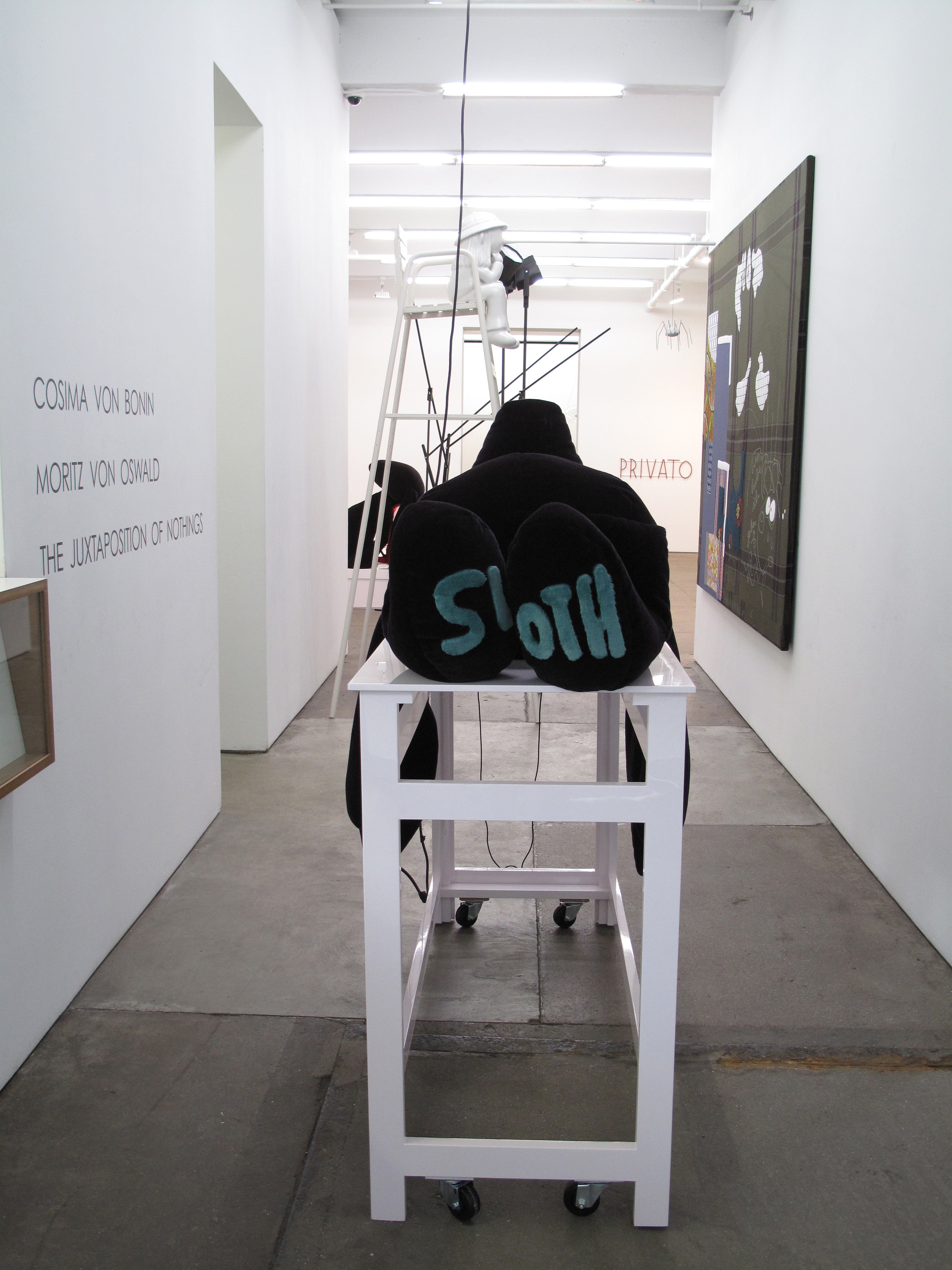 Cosima von Bonin, The Juxtaposition of Nothings at Petzel, photo 6