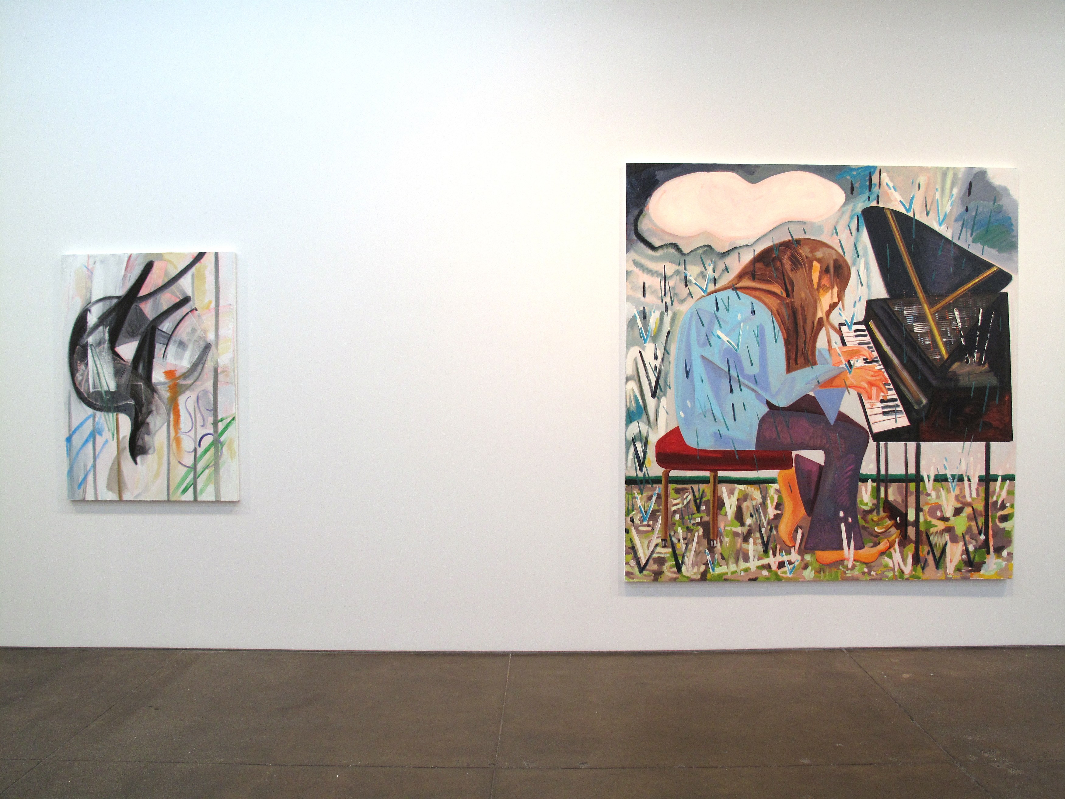 Dana Schutz, Piano in the Rain at Petzel, photo 9