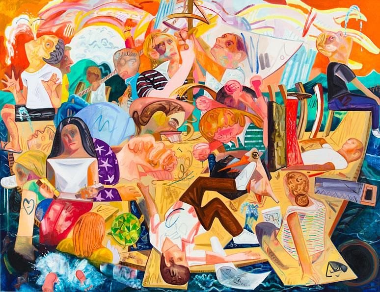 Dana Schutz, Piano in the Rain at Petzel, photo 17