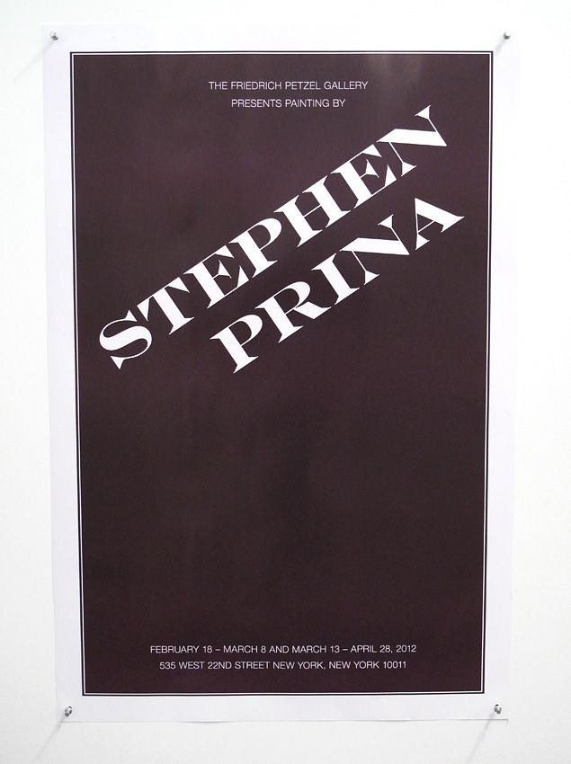 Stephen Prina, Painting at Petzel, photo 10