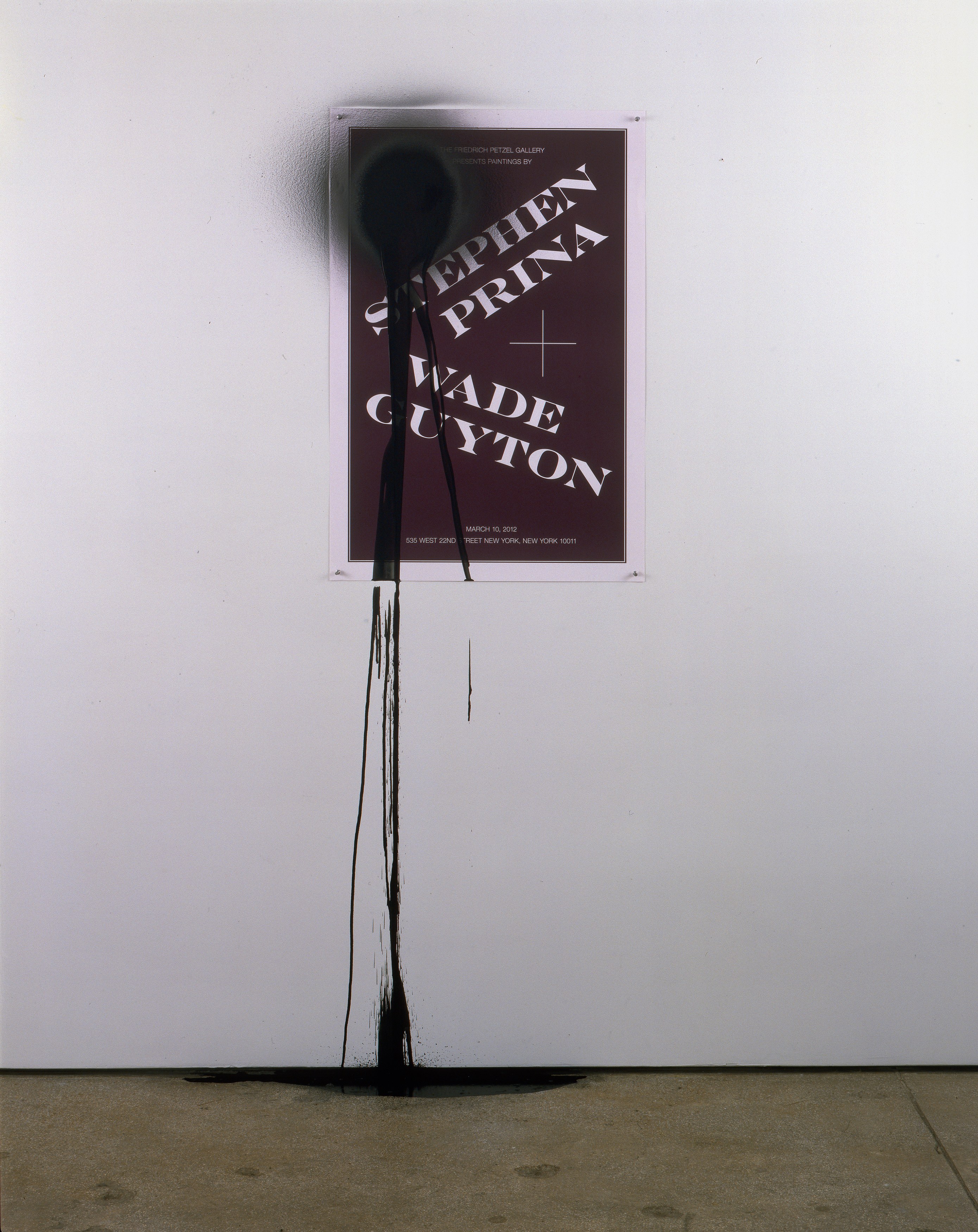 Wade Guyton, Stephen Prina, Untitled at Petzel, photo 4
