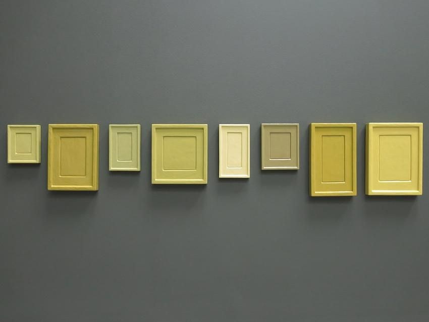 Allan McCollum, Plaster Surrogates Colored and Organized by Andrea Zittel at Petzel, photo 11