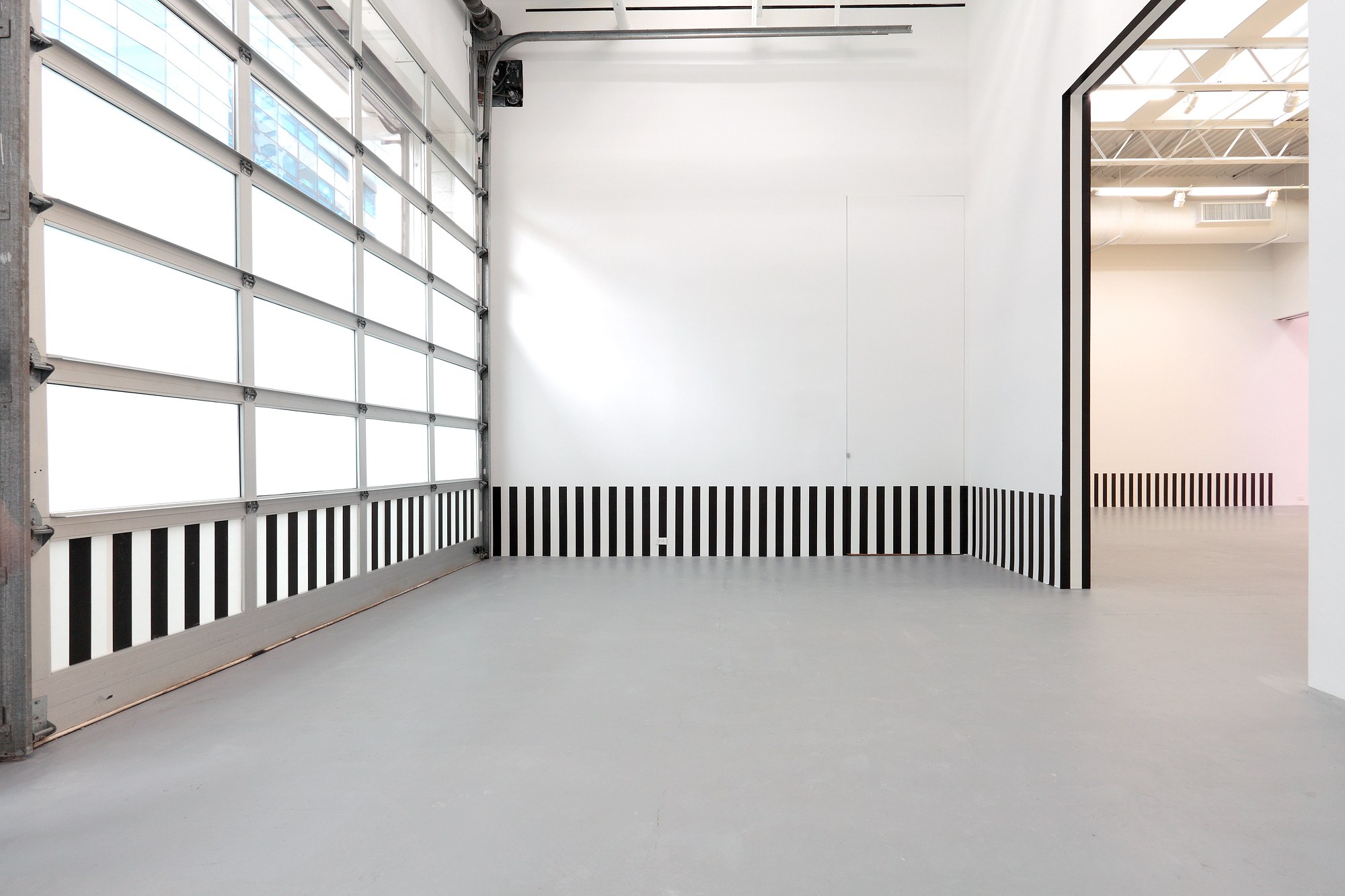 Daniel Buren, Electricity Paper Vinyl… <br>Works in Situ & Situated Works from 1968 to 2013 <br>(DEDICATED TO MICHAEL ASHER) at Petzel, photo 3