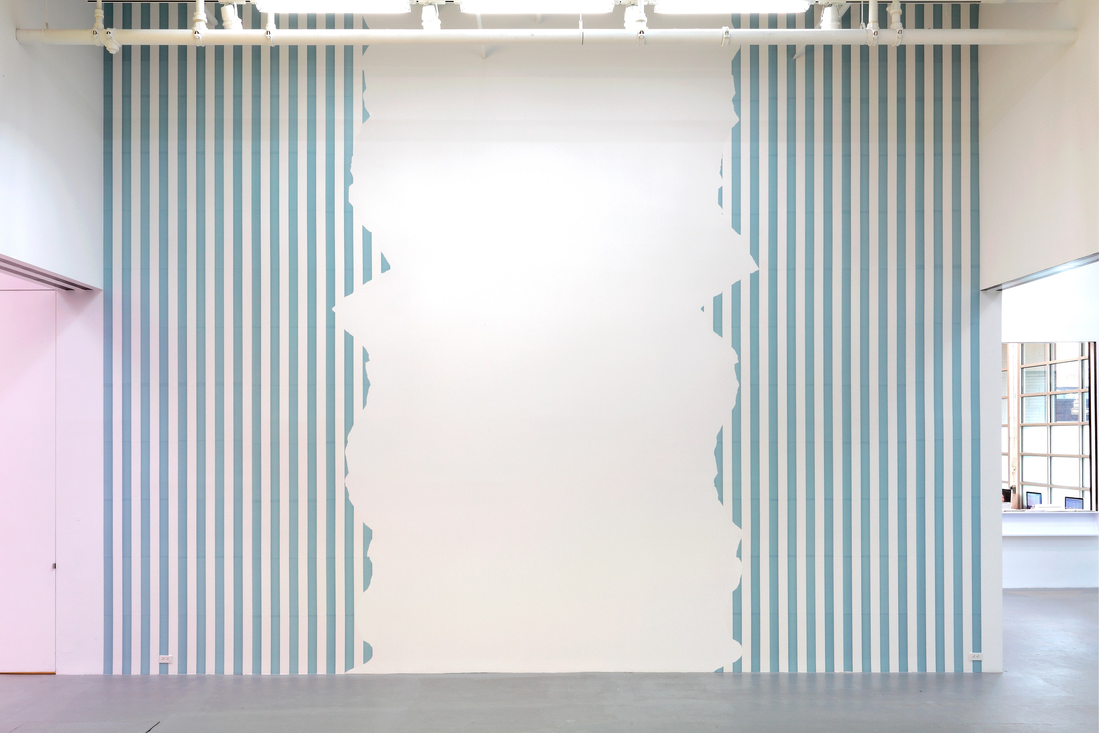 Daniel Buren, Electricity Paper Vinyl… <br>Works in Situ & Situated Works from 1968 to 2013 <br>(DEDICATED TO MICHAEL ASHER) at Petzel, photo 18
