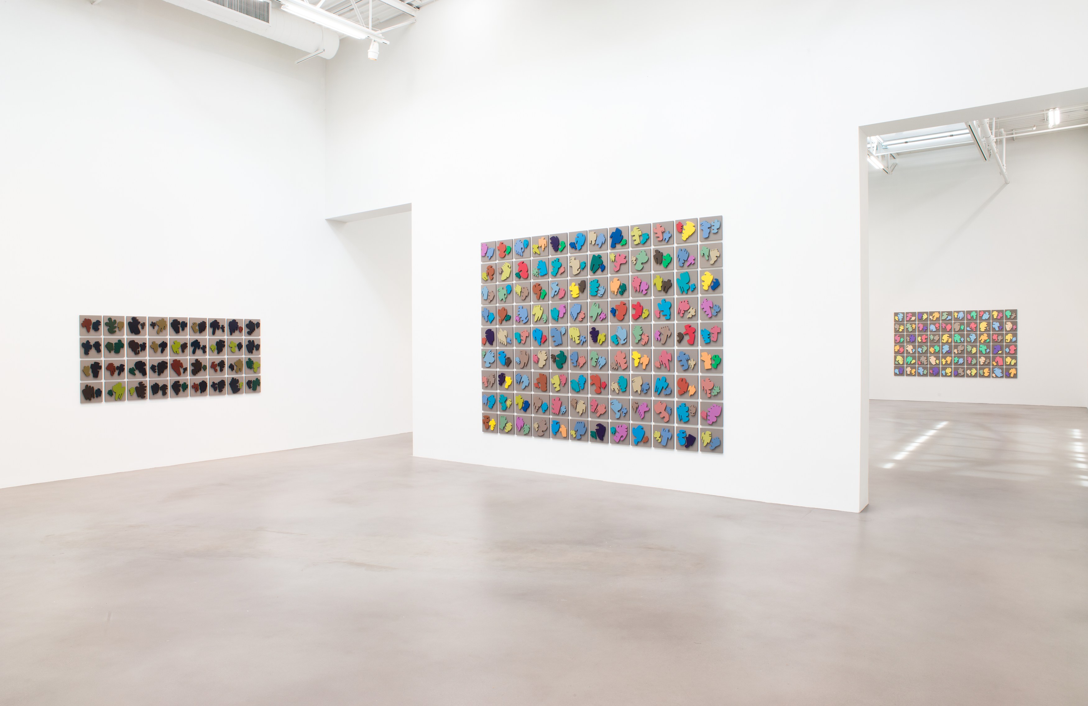 Allan McCollum, The Shapes Project: Perfect Couples at Petzel, photo 2