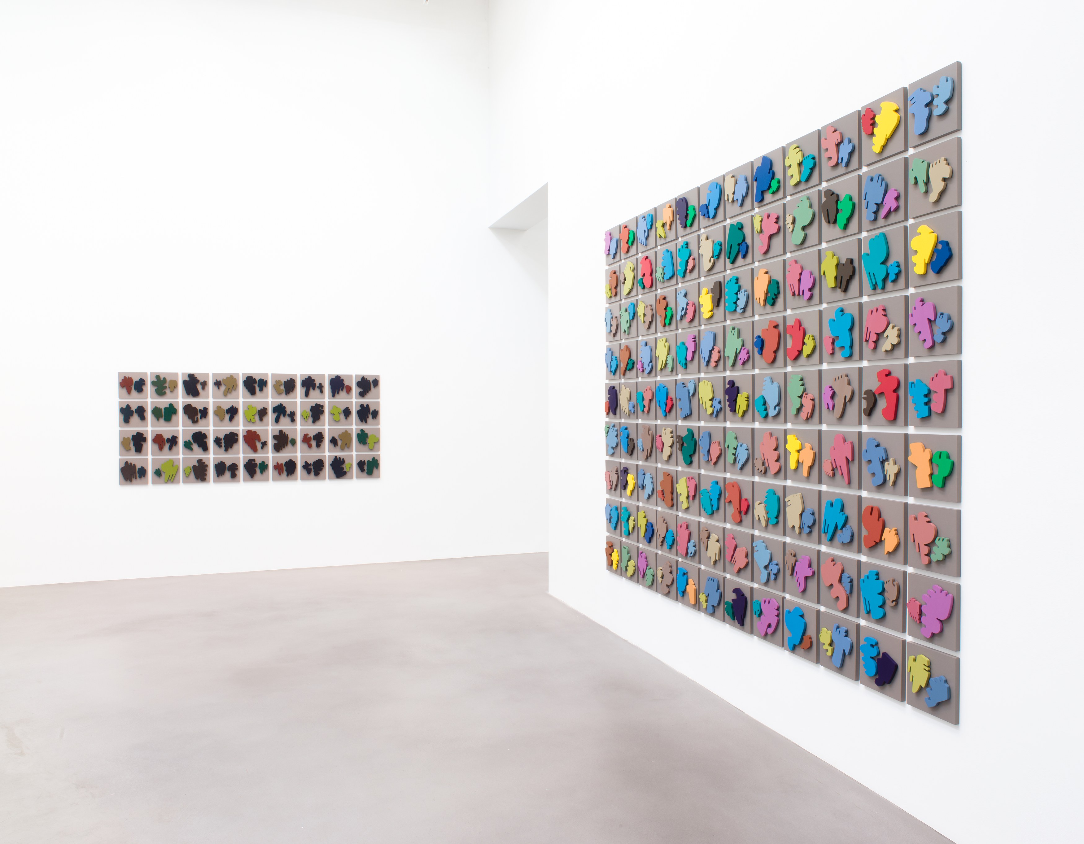 Allan McCollum, The Shapes Project: Perfect Couples at Petzel, photo 5
