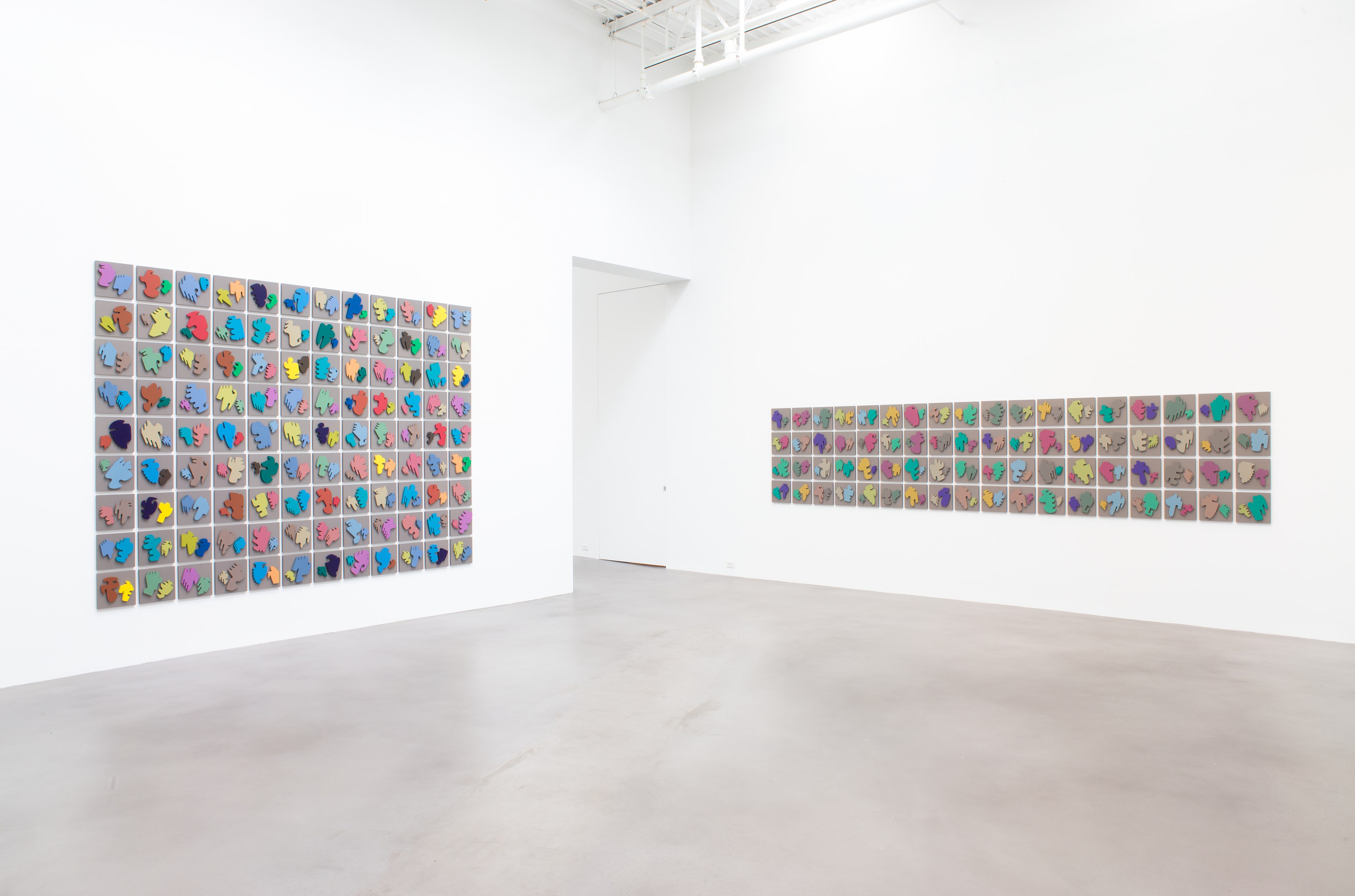 Allan McCollum, The Shapes Project: Perfect Couples at Petzel, photo 7