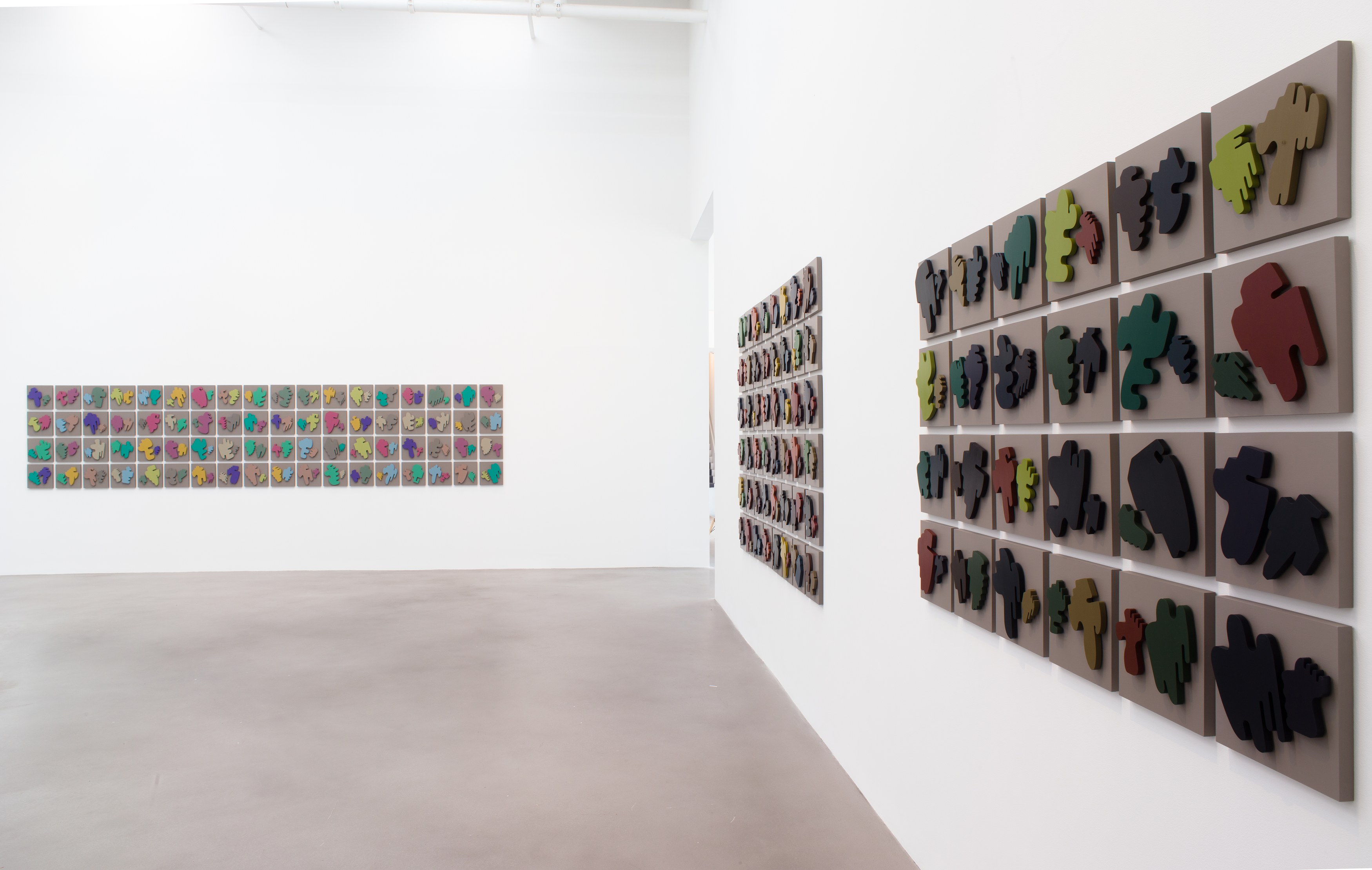 Allan McCollum, The Shapes Project: Perfect Couples at Petzel, photo 8