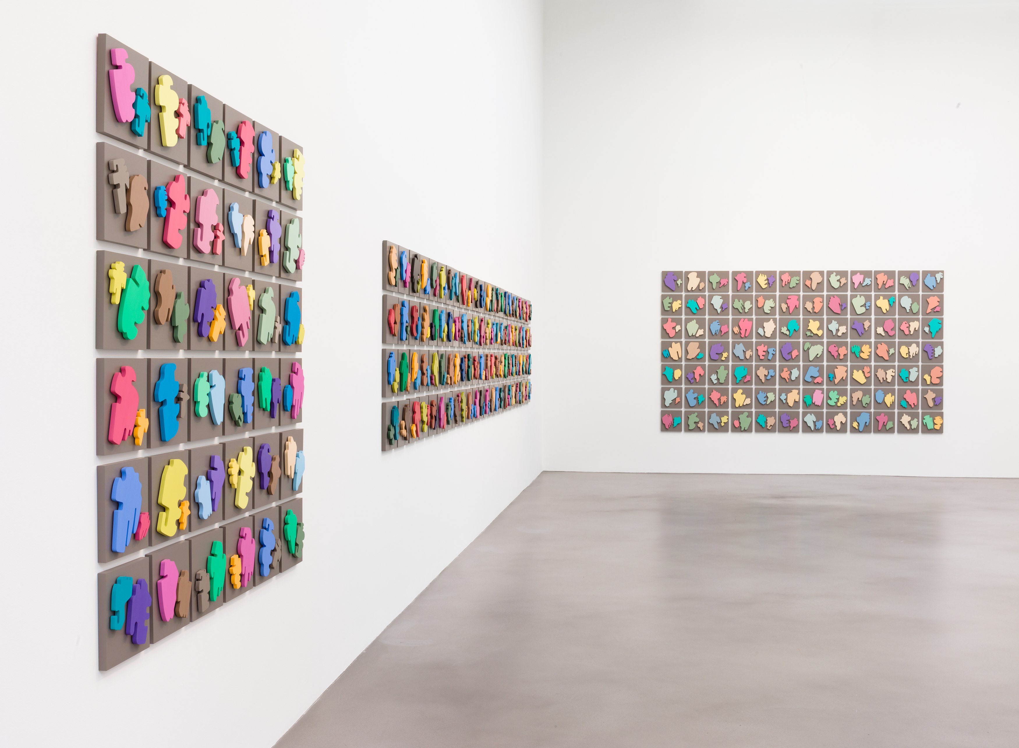 Allan McCollum, The Shapes Project: Perfect Couples at Petzel, photo 21