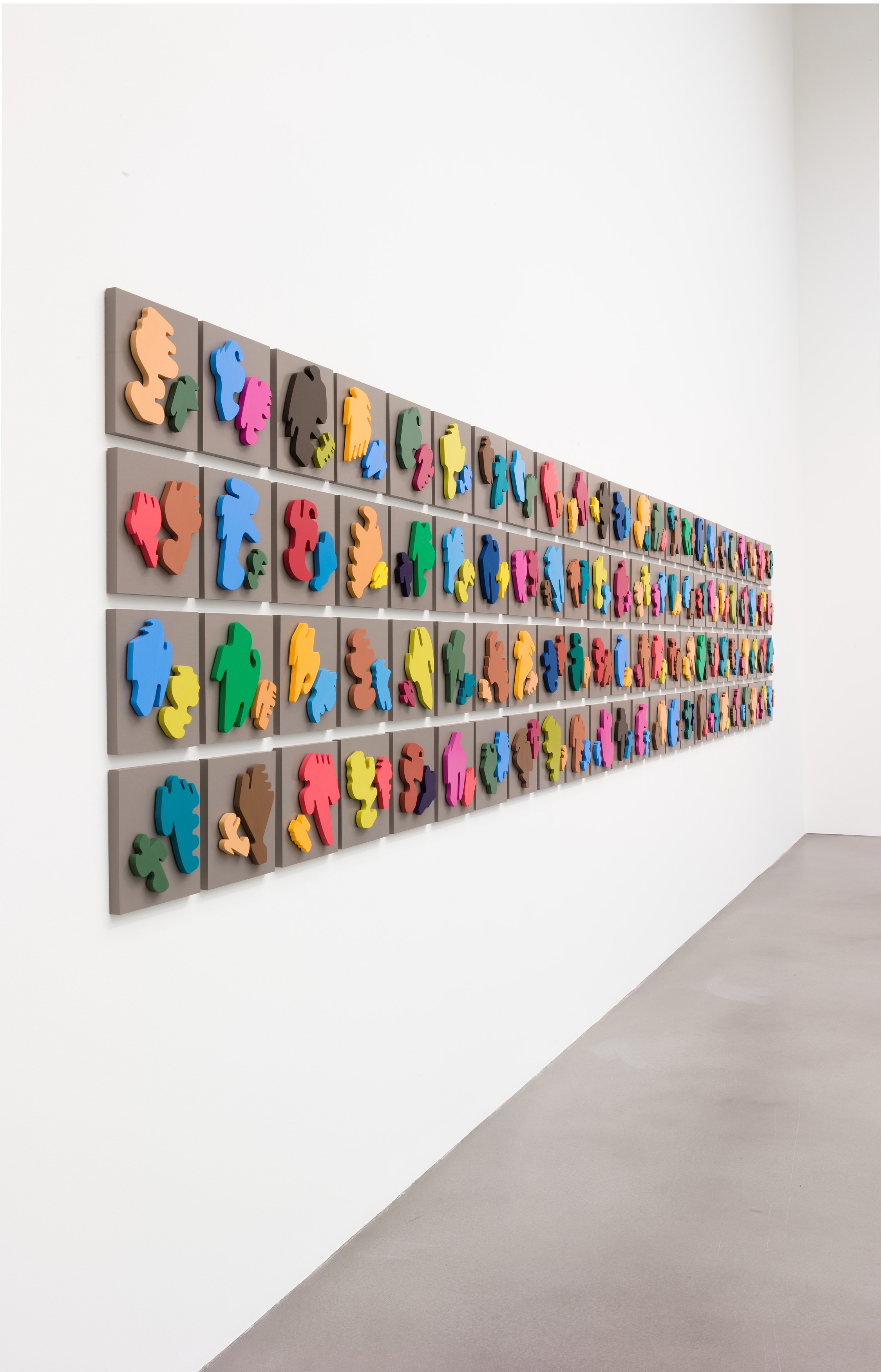 Allan McCollum, The Shapes Project: Perfect Couples at Petzel, photo 20
