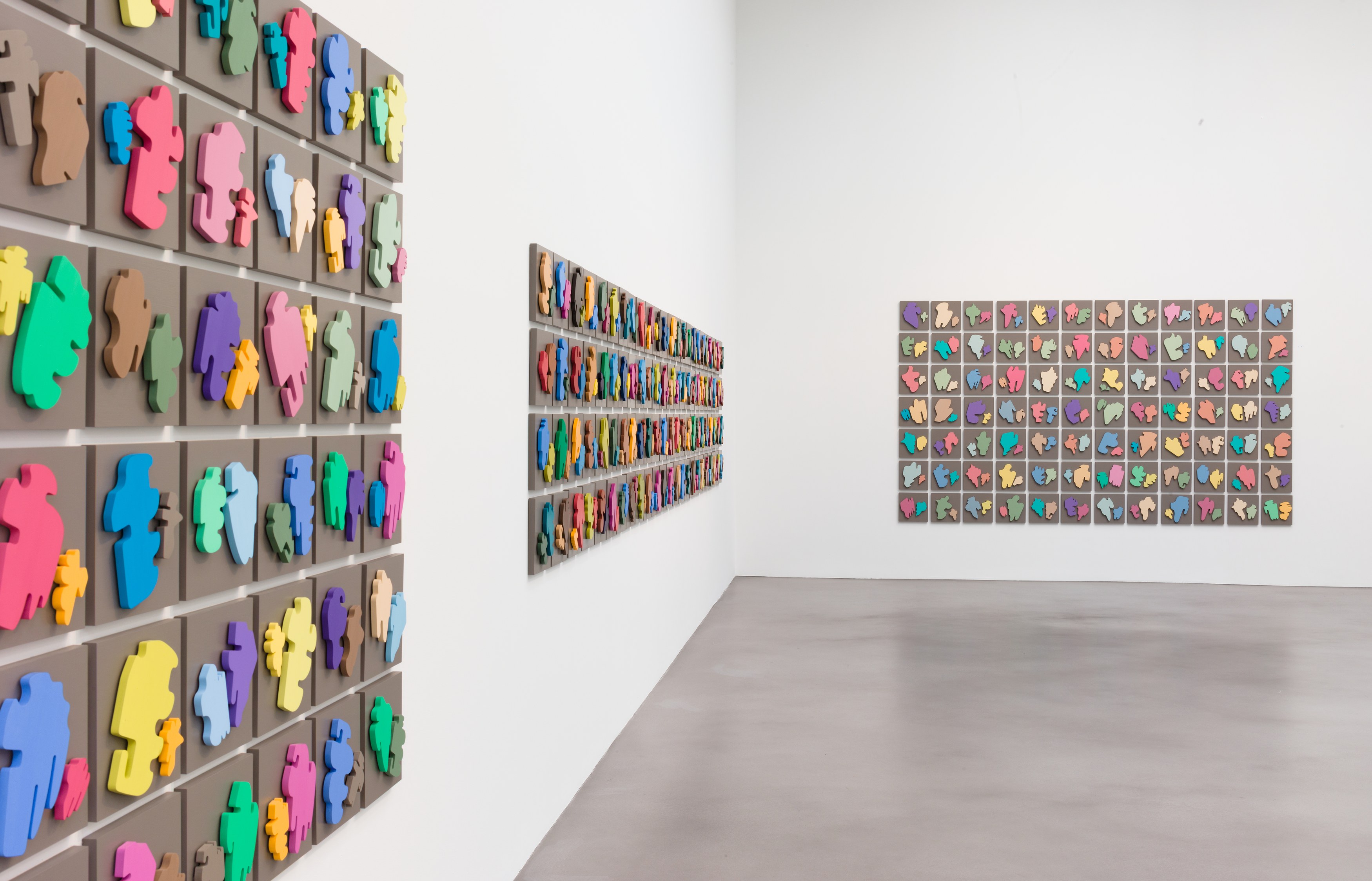 Allan McCollum, The Shapes Project: Perfect Couples at Petzel, photo 22