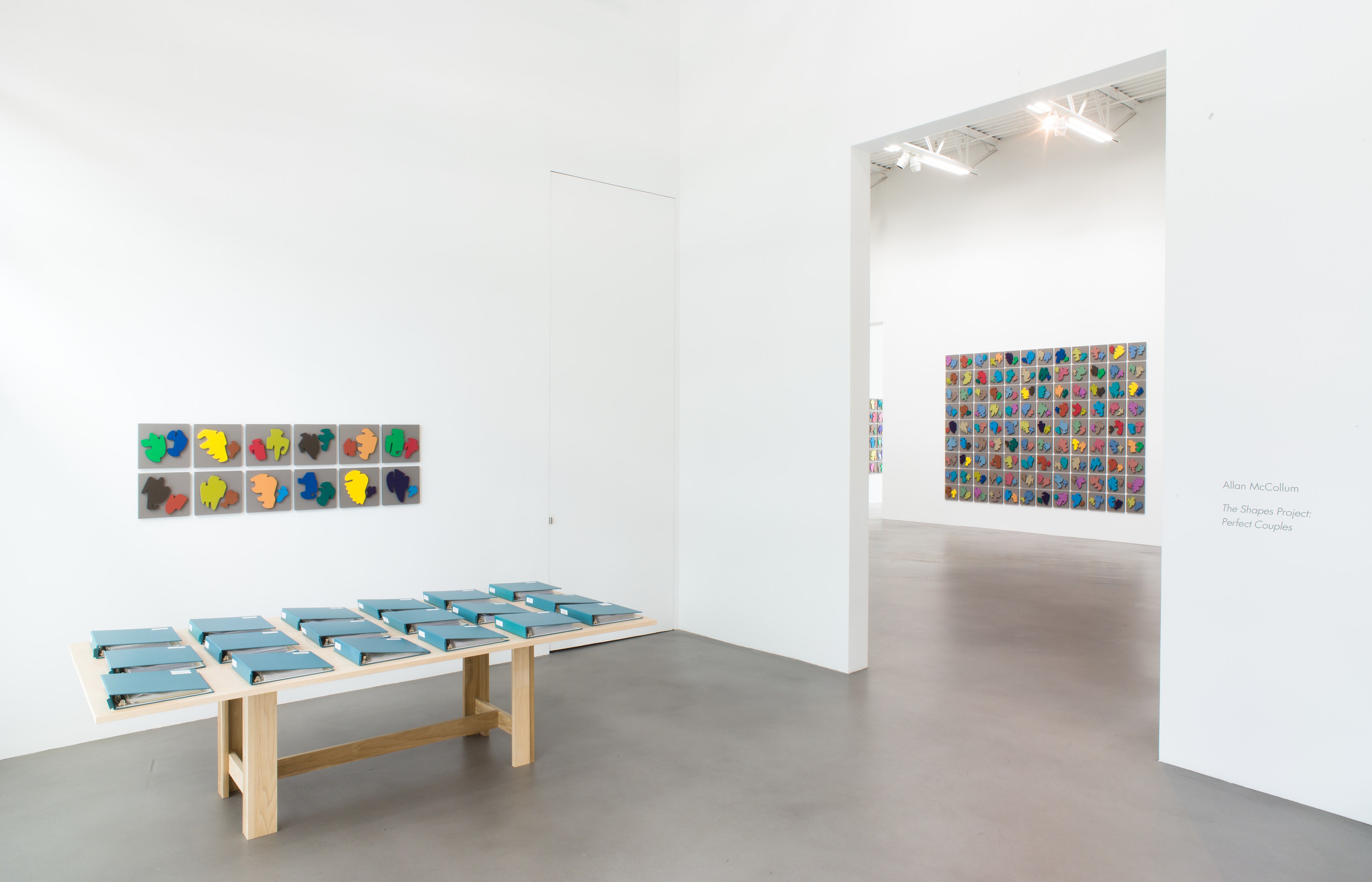 Allan McCollum, The Shapes Project: Perfect Couples at Petzel, photo 28