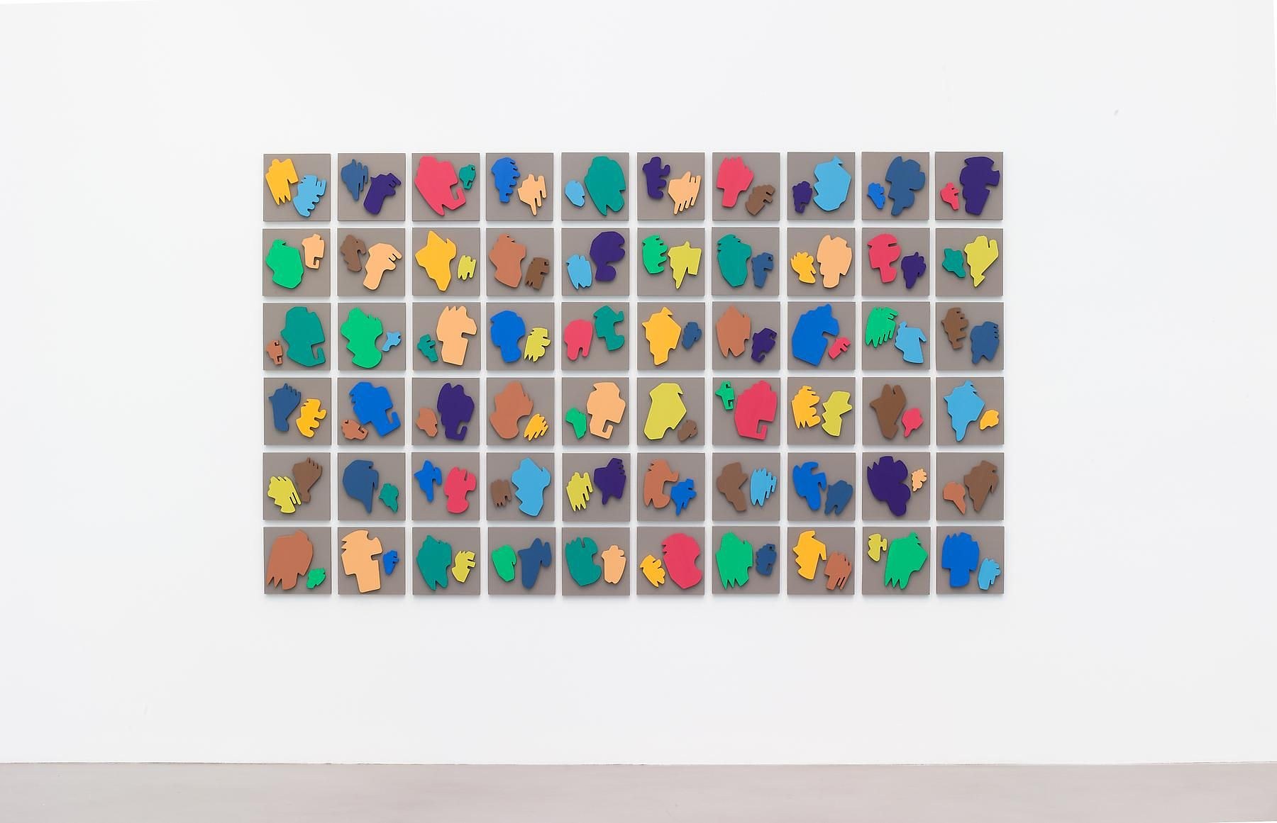 Allan McCollum, The Shapes Project: Perfect Couples at Petzel, photo 35