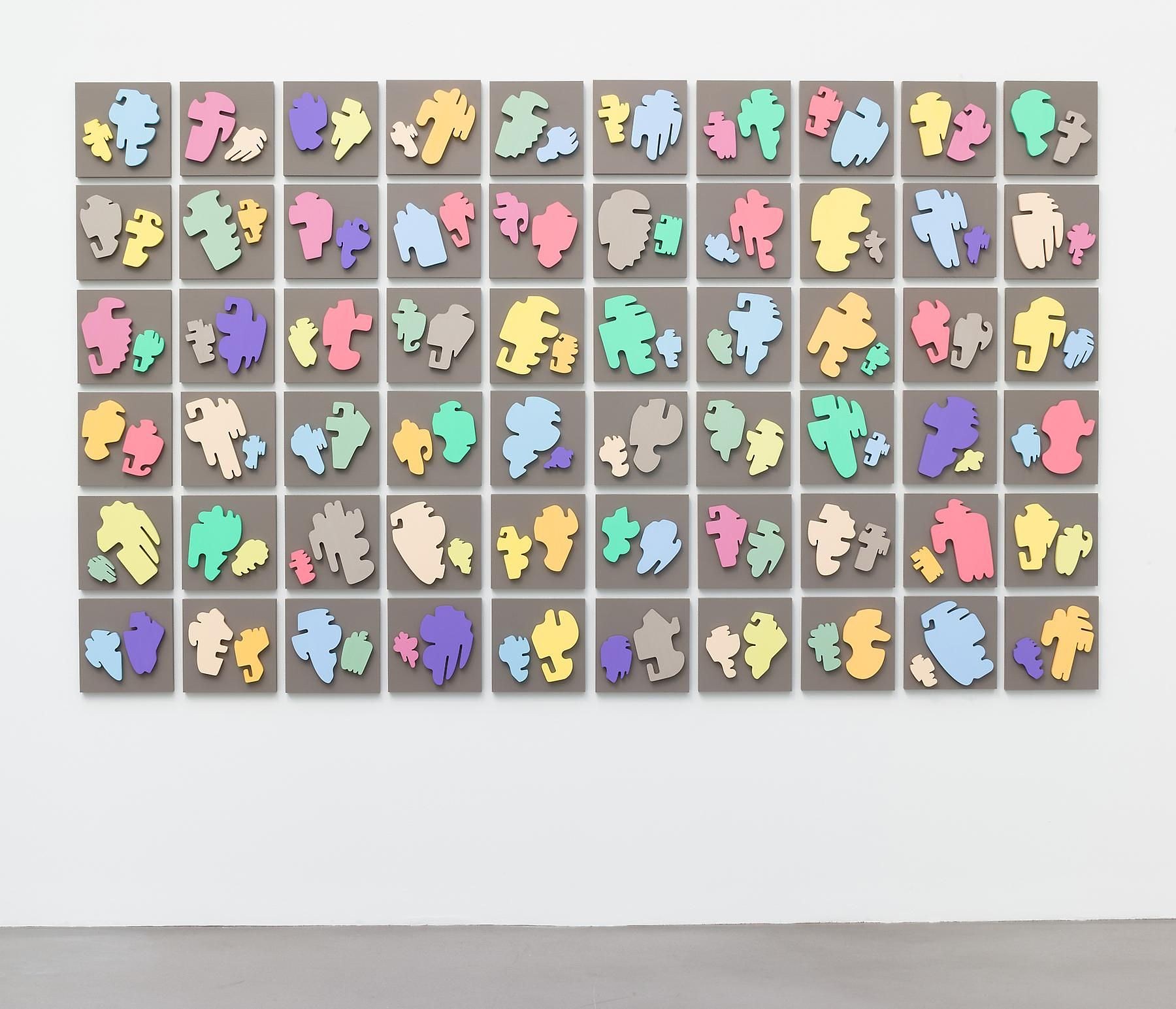 Allan McCollum, The Shapes Project: Perfect Couples at Petzel, photo 32