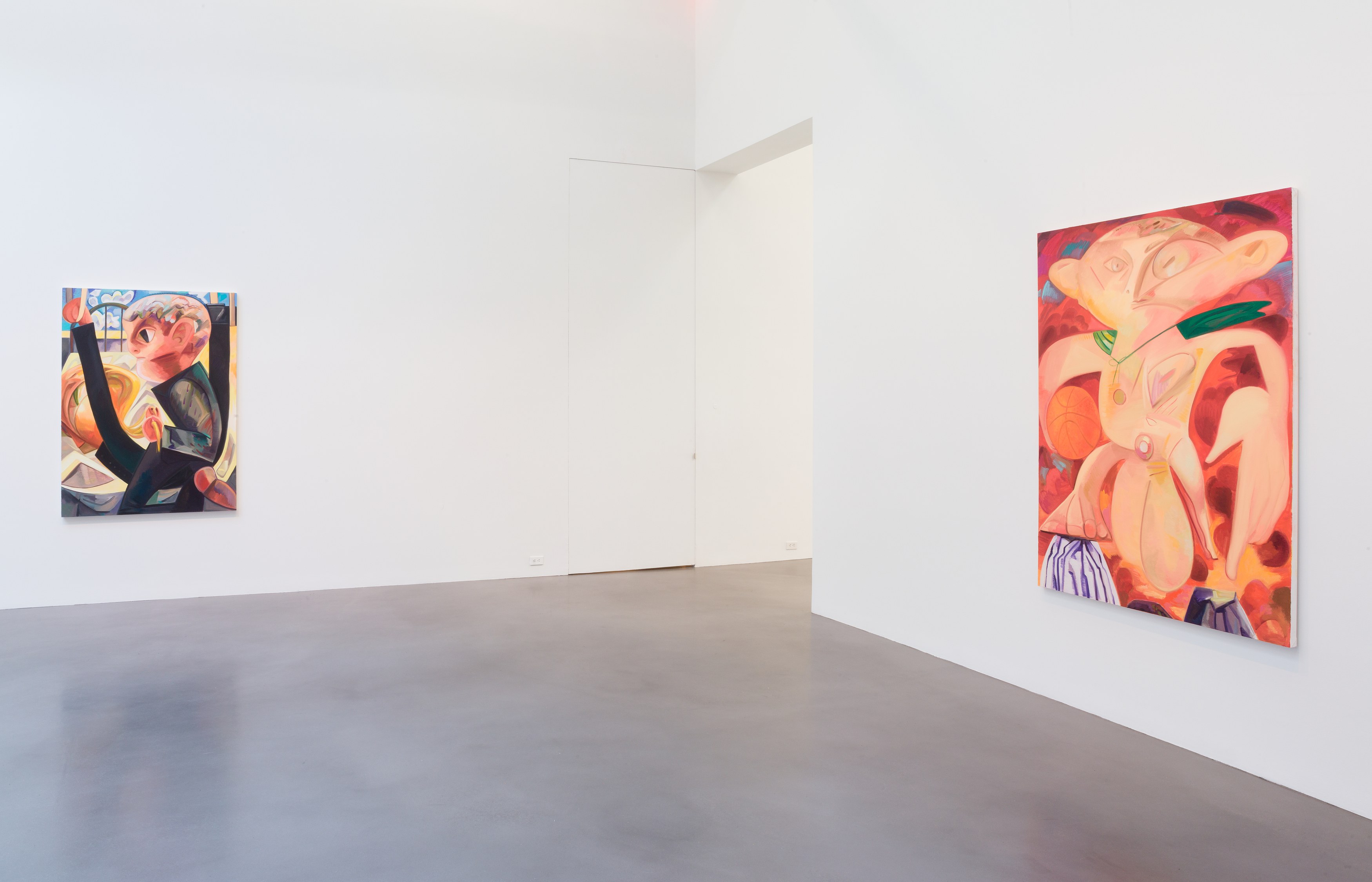 Dana Schutz, Fight in an Elevator at Petzel, photo 12