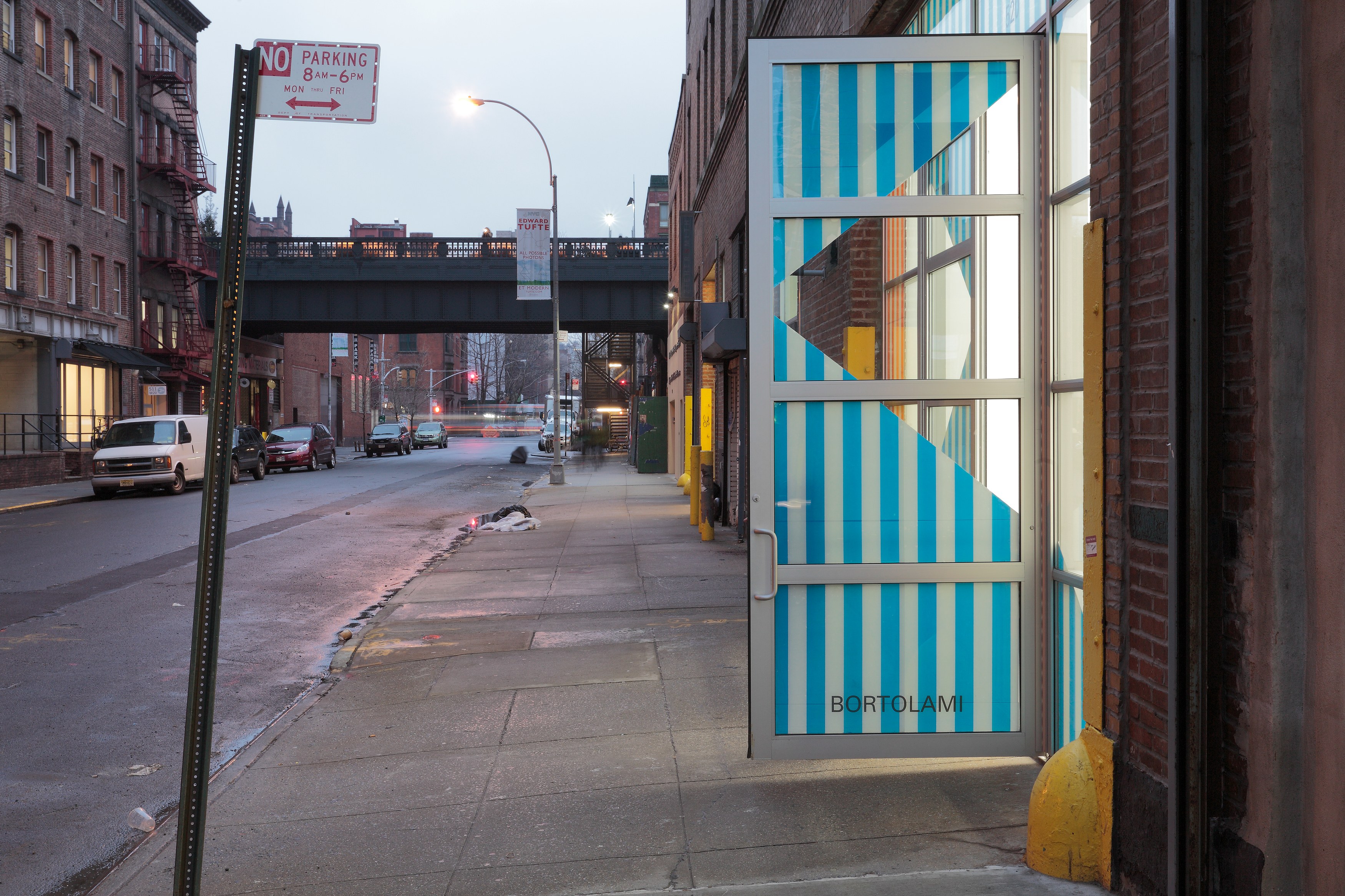 Daniel Buren, ELECTRICITY FABRIC PAINT PAPER VINYL...<br>Works in Situ & Situated Works from 1968 to 2013<br>(DEDICATED TO MICHAEL ASHER) at Petzel, photo 4