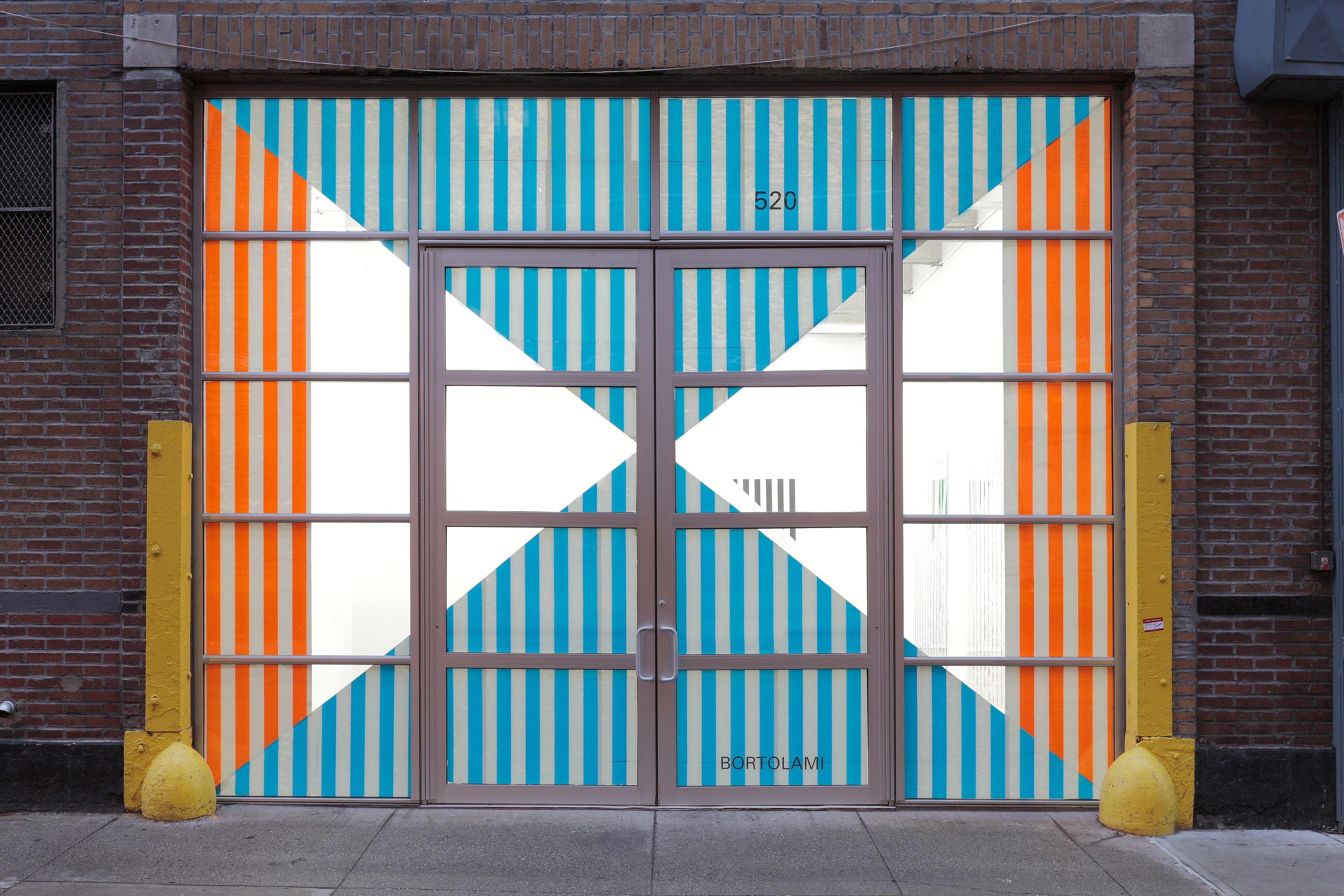 Daniel Buren, ELECTRICITY FABRIC PAINT PAPER VINYL...<br>Works in Situ & Situated Works from 1968 to 2013<br>(DEDICATED TO MICHAEL ASHER) at Petzel, photo 2
