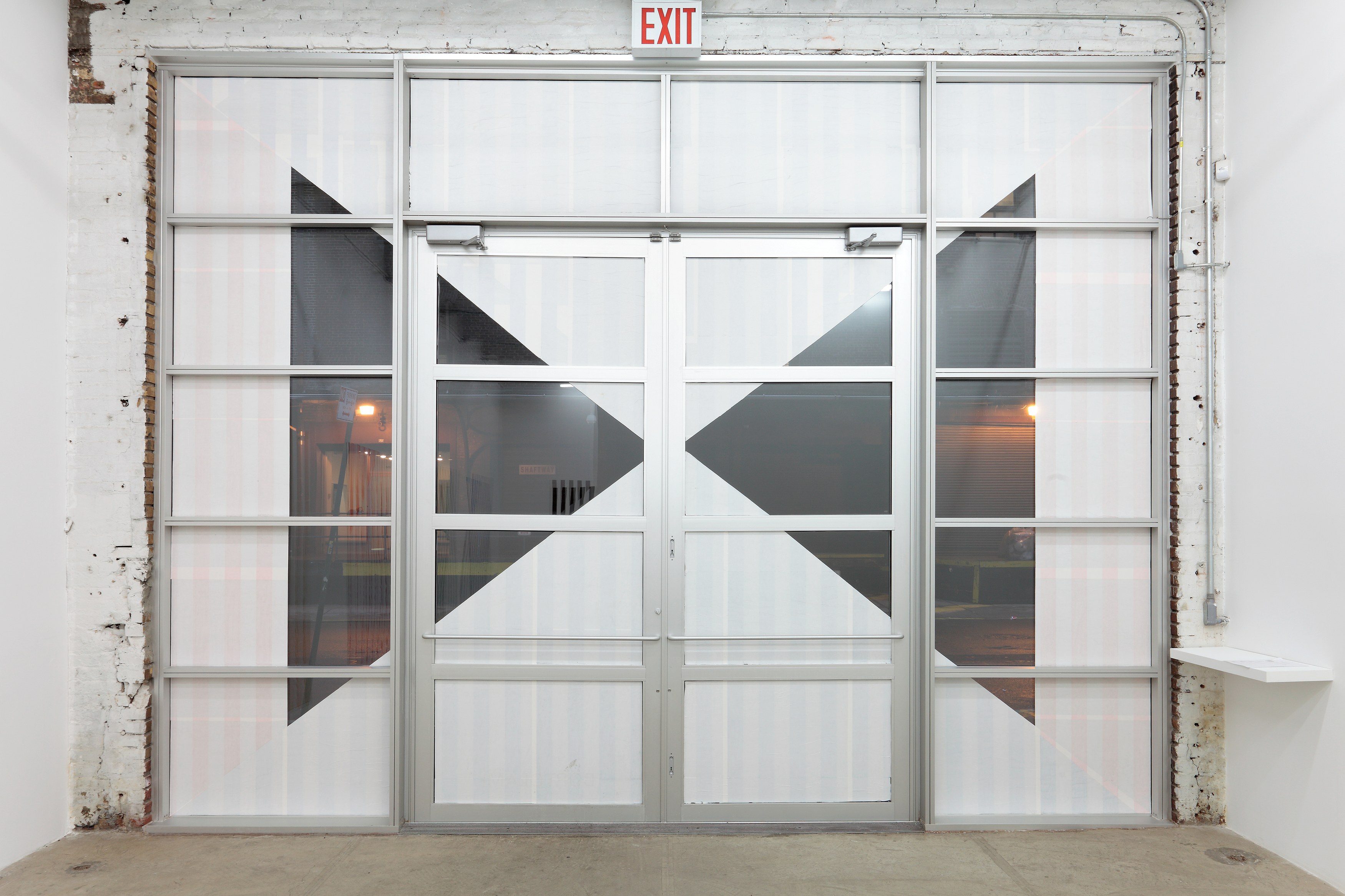 Daniel Buren, ELECTRICITY FABRIC PAINT PAPER VINYL...<br>Works in Situ & Situated Works from 1968 to 2013<br>(DEDICATED TO MICHAEL ASHER) at Petzel, photo 3