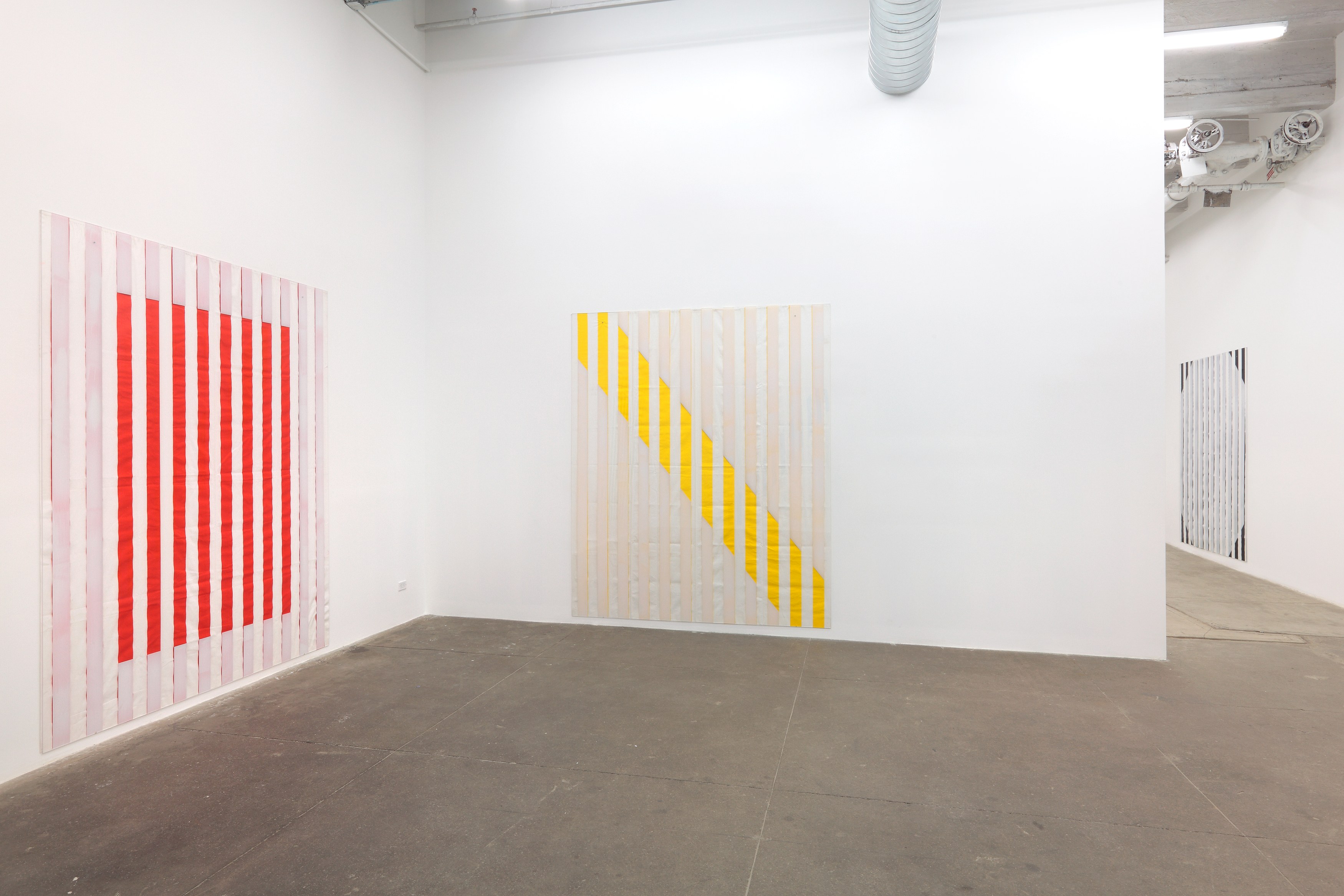 Daniel Buren, ELECTRICITY FABRIC PAINT PAPER VINYL...<br>Works in Situ & Situated Works from 1968 to 2013<br>(DEDICATED TO MICHAEL ASHER) at Petzel, photo 12