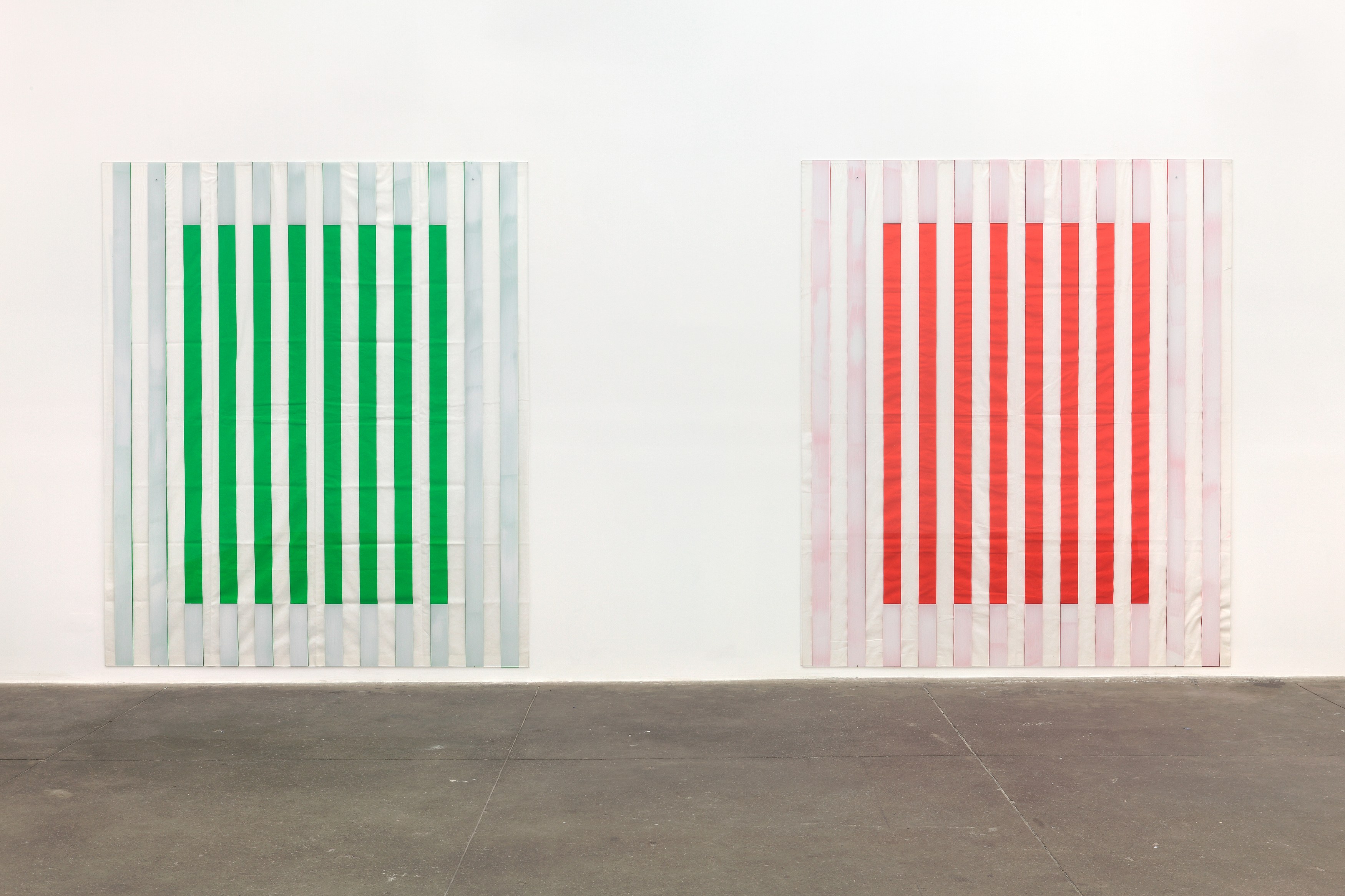 Daniel Buren, ELECTRICITY FABRIC PAINT PAPER VINYL...<br>Works in Situ & Situated Works from 1968 to 2013<br>(DEDICATED TO MICHAEL ASHER) at Petzel, photo 13