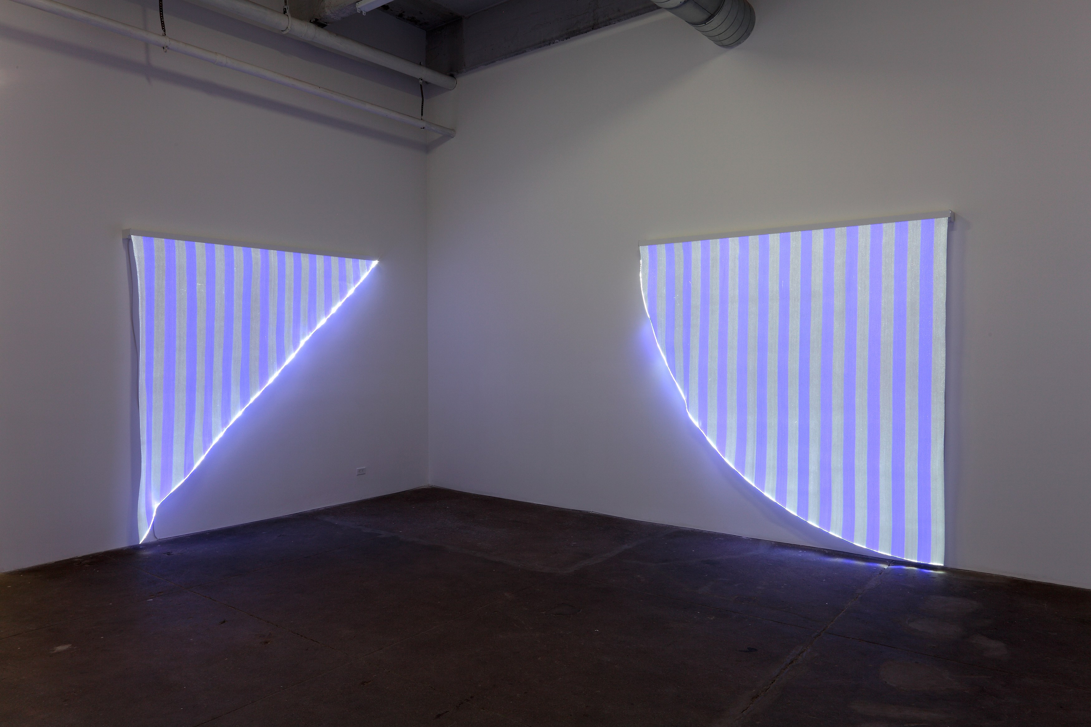Daniel Buren, ELECTRICITY FABRIC PAINT PAPER VINYL...<br>Works in Situ & Situated Works from 1968 to 2013<br>(DEDICATED TO MICHAEL ASHER) at Petzel, photo 16