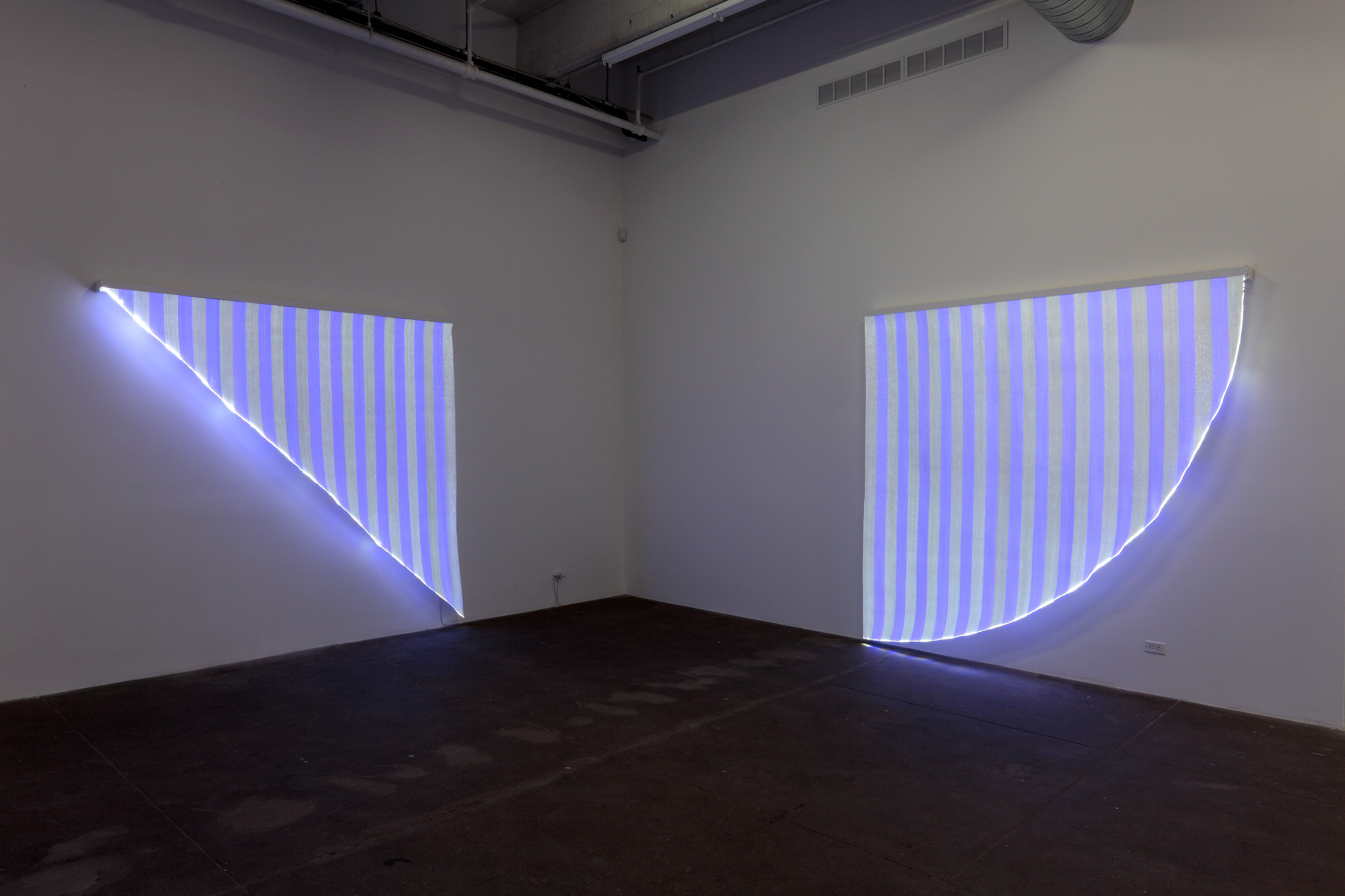 Daniel Buren, ELECTRICITY FABRIC PAINT PAPER VINYL...<br>Works in Situ & Situated Works from 1968 to 2013<br>(DEDICATED TO MICHAEL ASHER) at Petzel, photo 17
